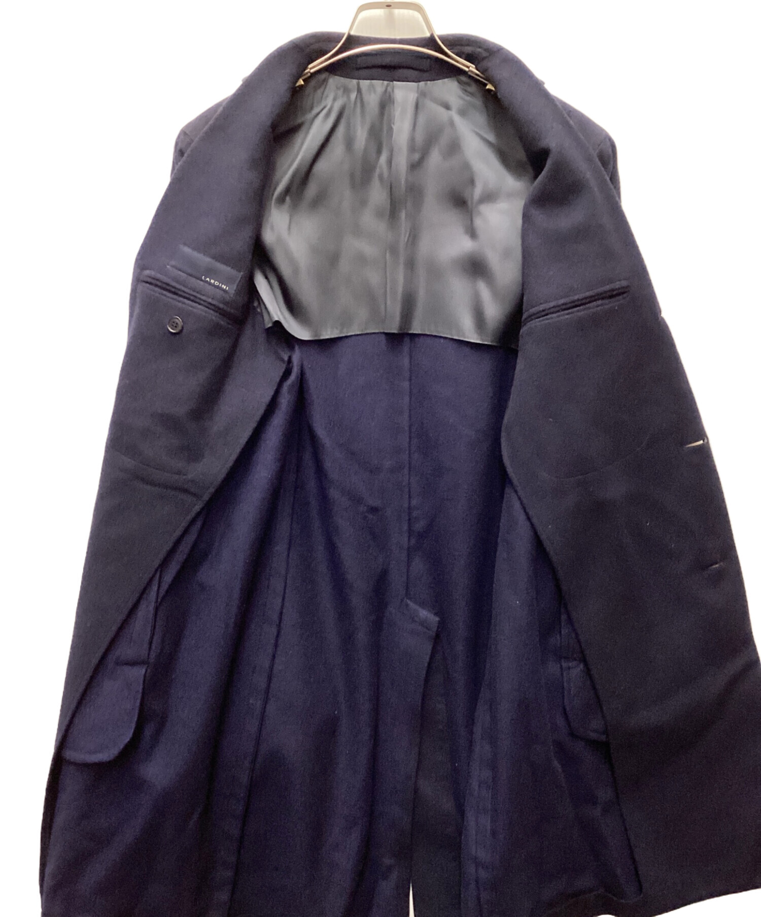 中古・古着通販】LARDINI (ラルディーニ) チェスターコート ネイビー