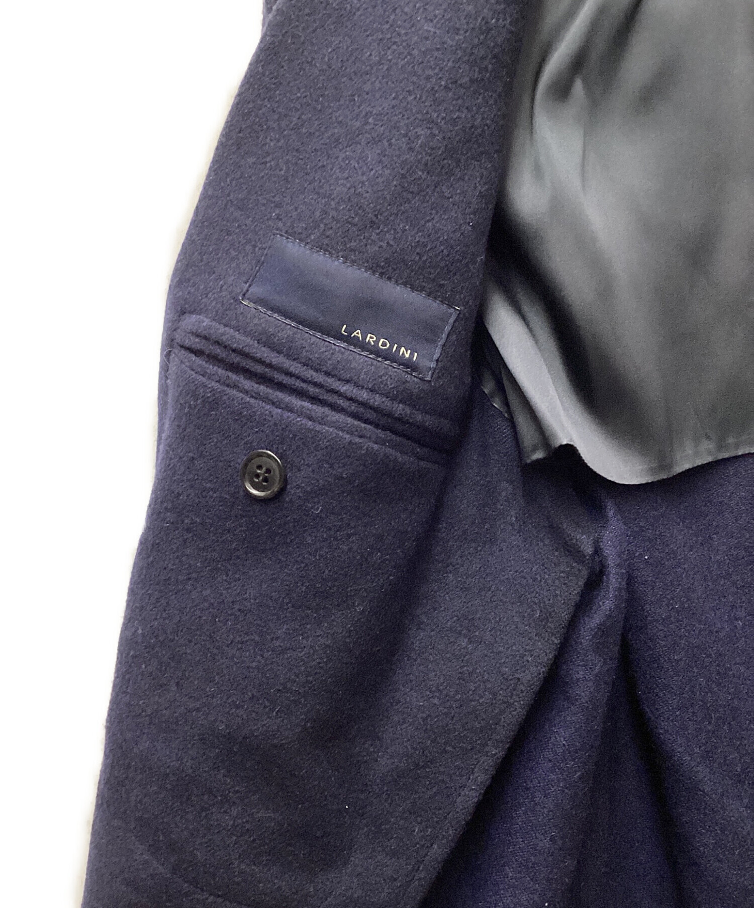 中古・古着通販】LARDINI (ラルディーニ) チェスターコート ネイビー