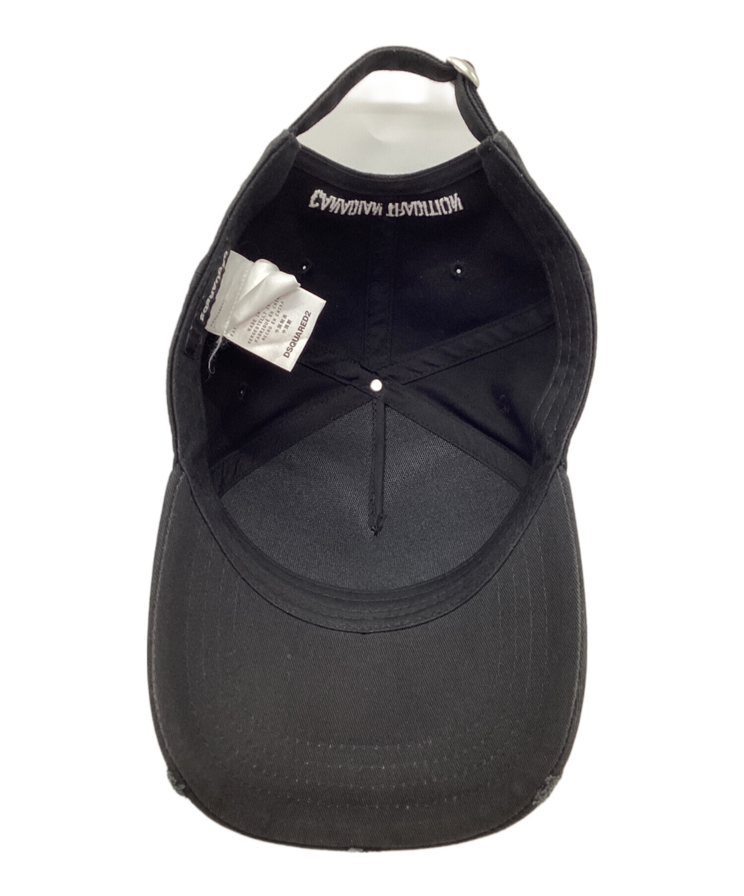 中古・古着通販】DSQUARED2 (ディースクエアード) ダメージキャップ