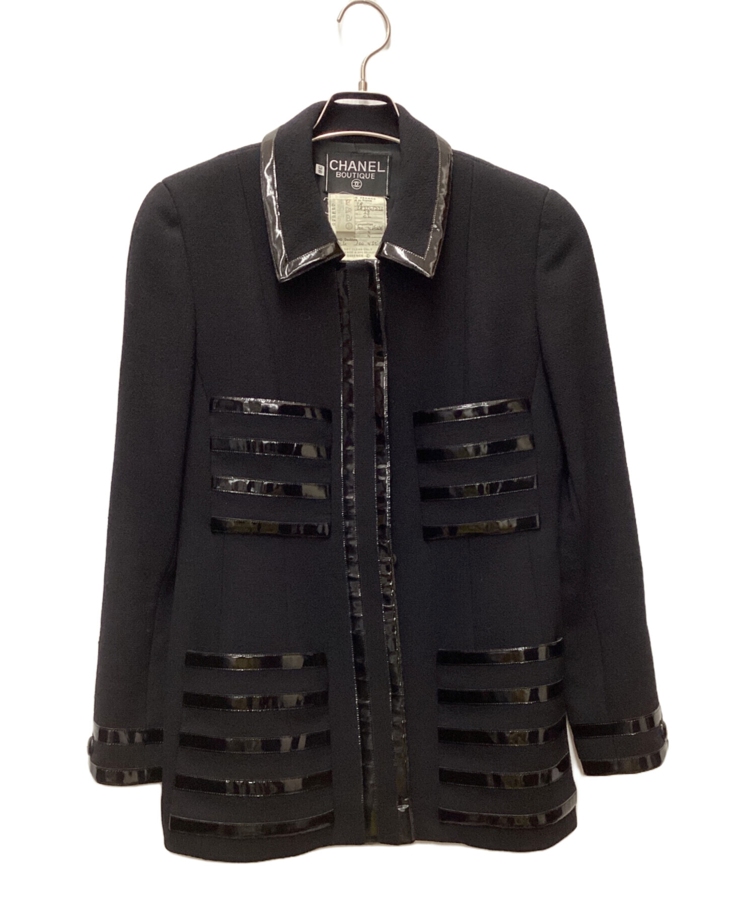 中古・古着通販】CHANEL (シャネル) エナメルラインセットアップ 