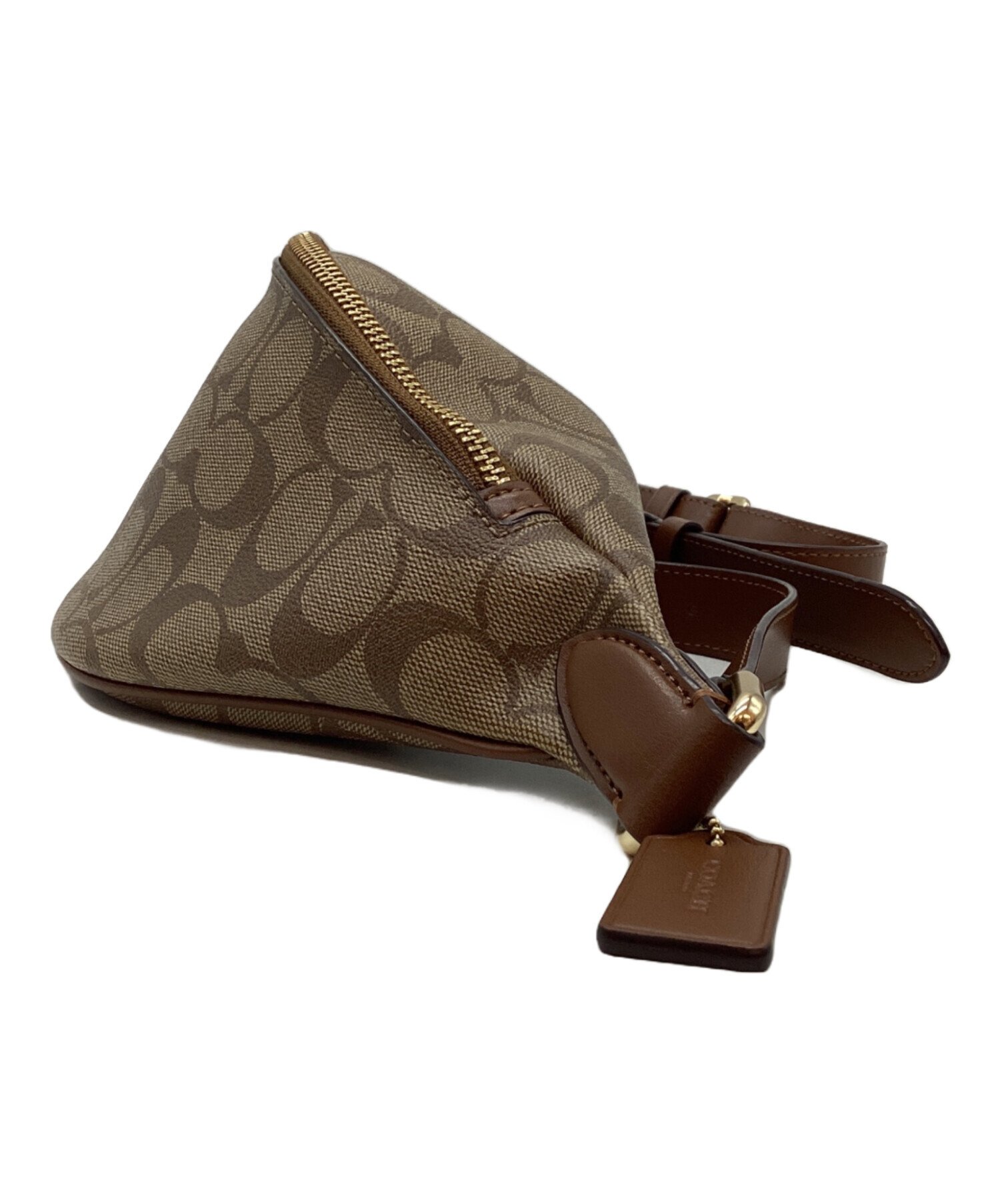 中古・古着通販】COACH (コーチ) ウエストポーチ ブラウン｜ブランド 