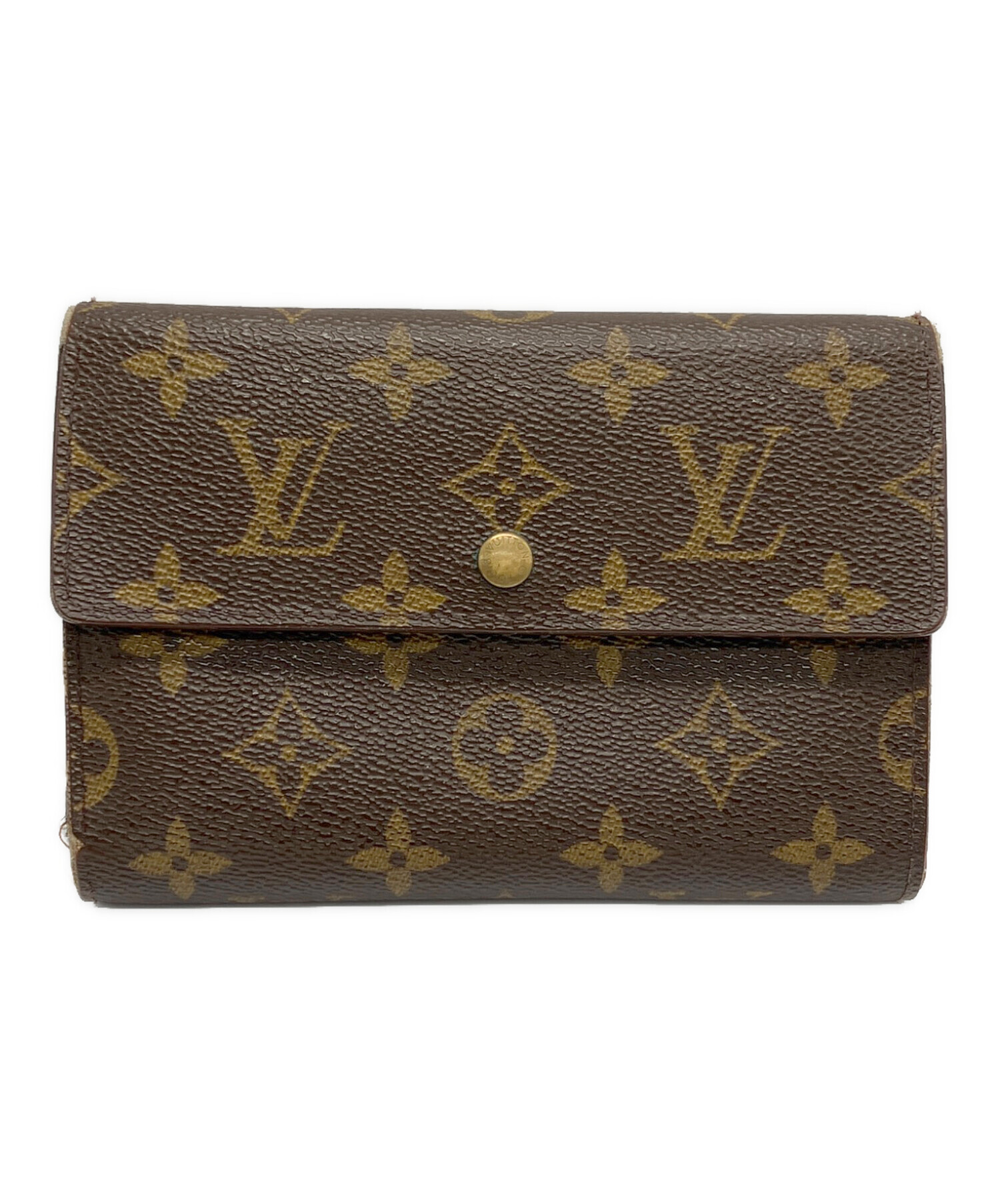ルイヴィトン モノグラム エテュイ パピエ 三つ折り財布 C10 中古・古着通販】LOUIS VUITTON (ルイ ヴィトン) 3つ折り財布