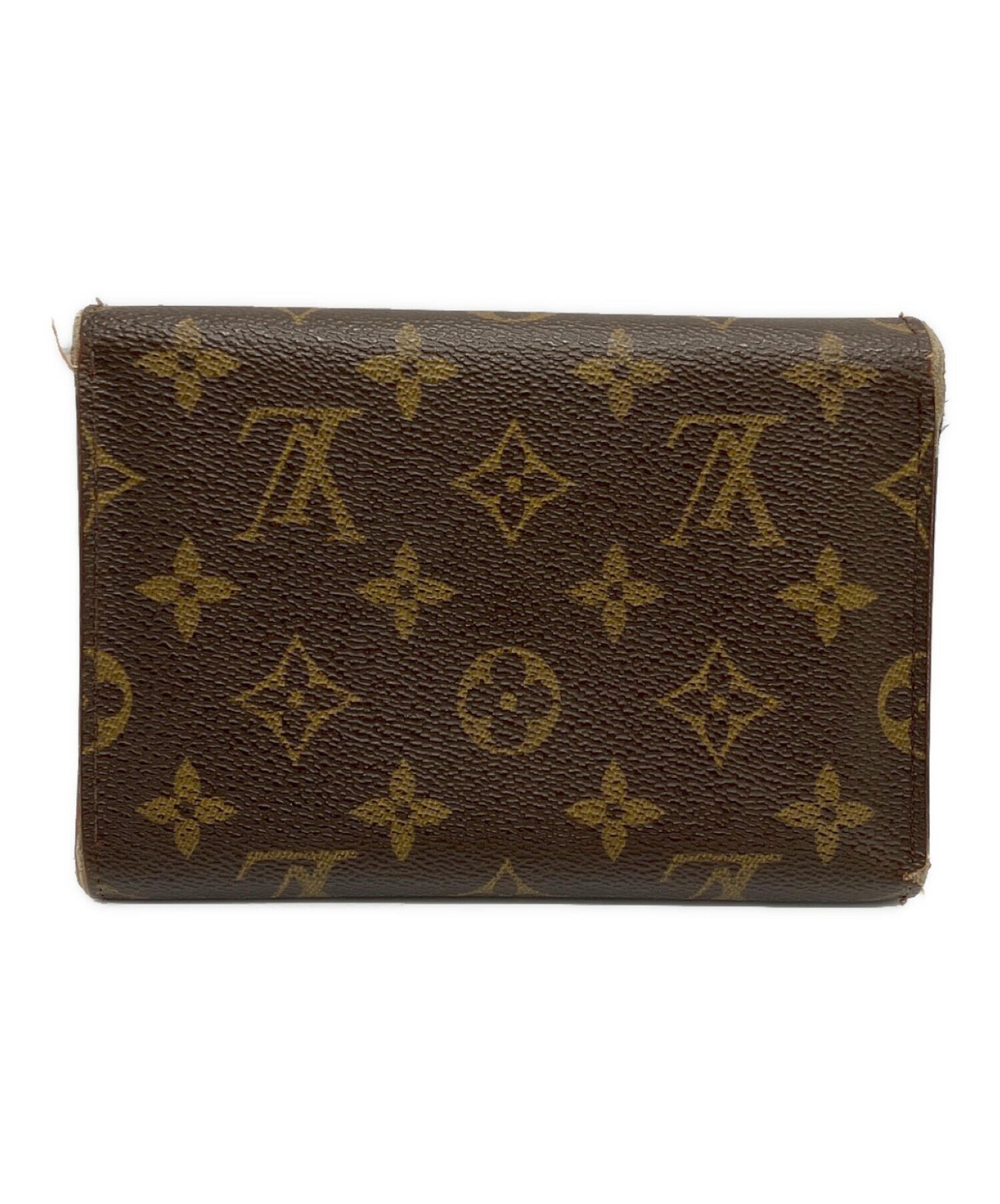【美品A】ルイヴィトン　エテュイパピエ　モノグラム　折り財布 中古・古着通販】LOUIS VUITTON (ルイ ヴィトン) 3つ折り財布