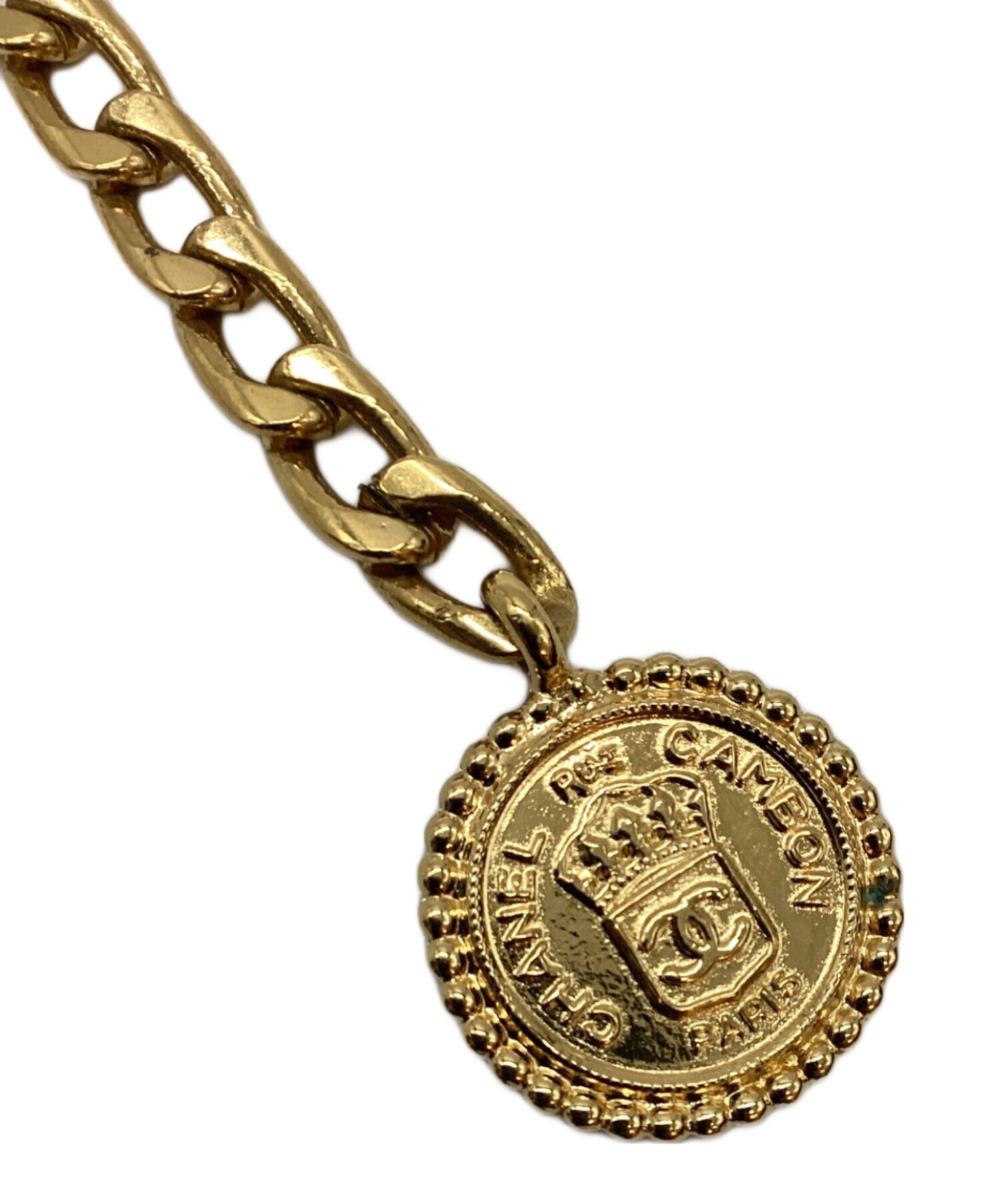 中古・古着通販】CHANEL (シャネル) チェーンベルト ゴールド