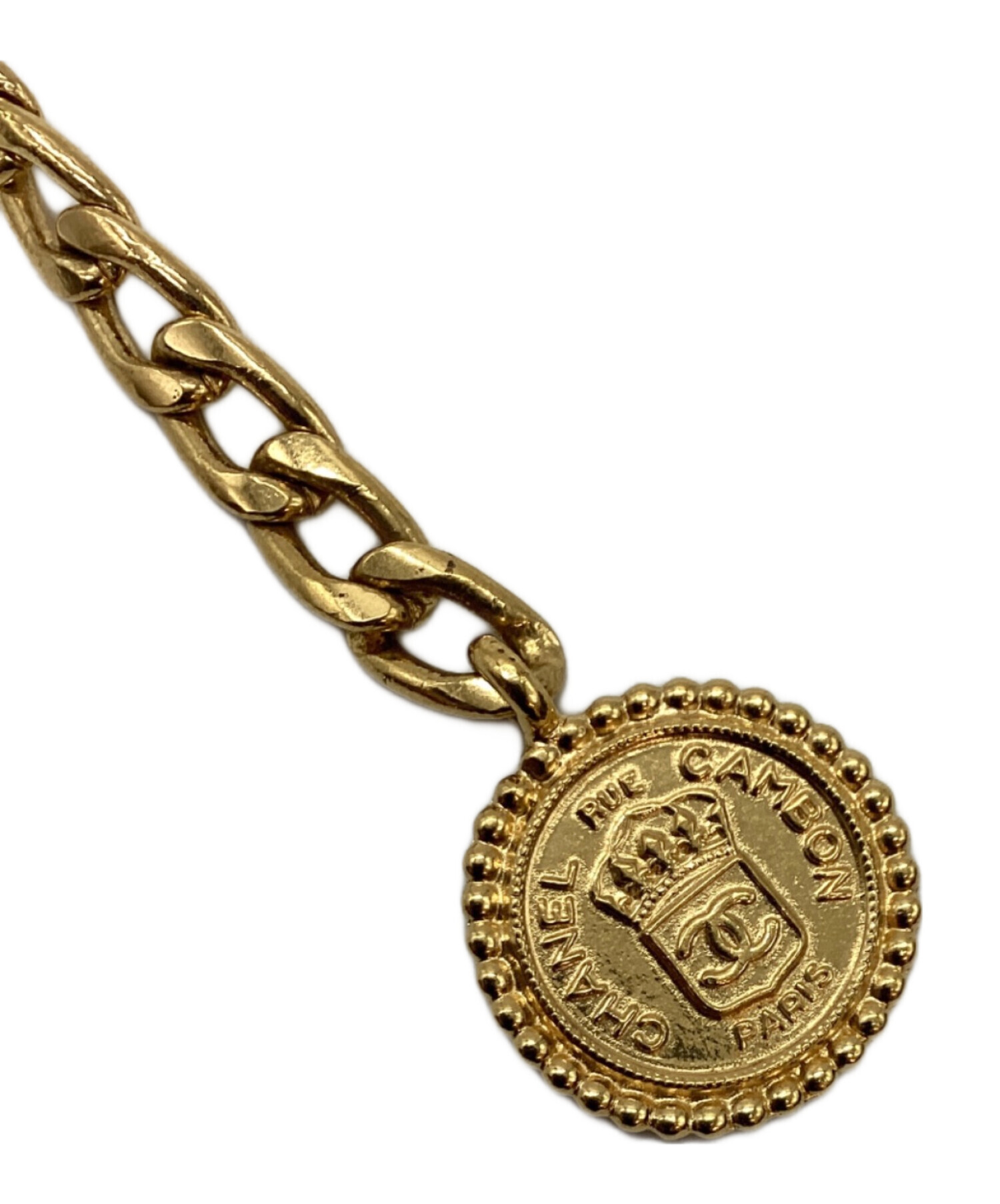 お値下げ‼️シャネル.CHANEL.チェーンベルト 中古・古着通販】CHANEL (シャネル) チェーンベルト ゴールド