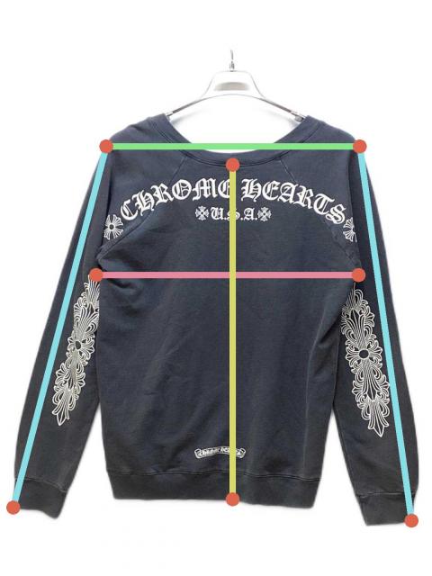 中古・古着通販】CHROME HEARTS (クロムハーツ) トレーナー ブラック
