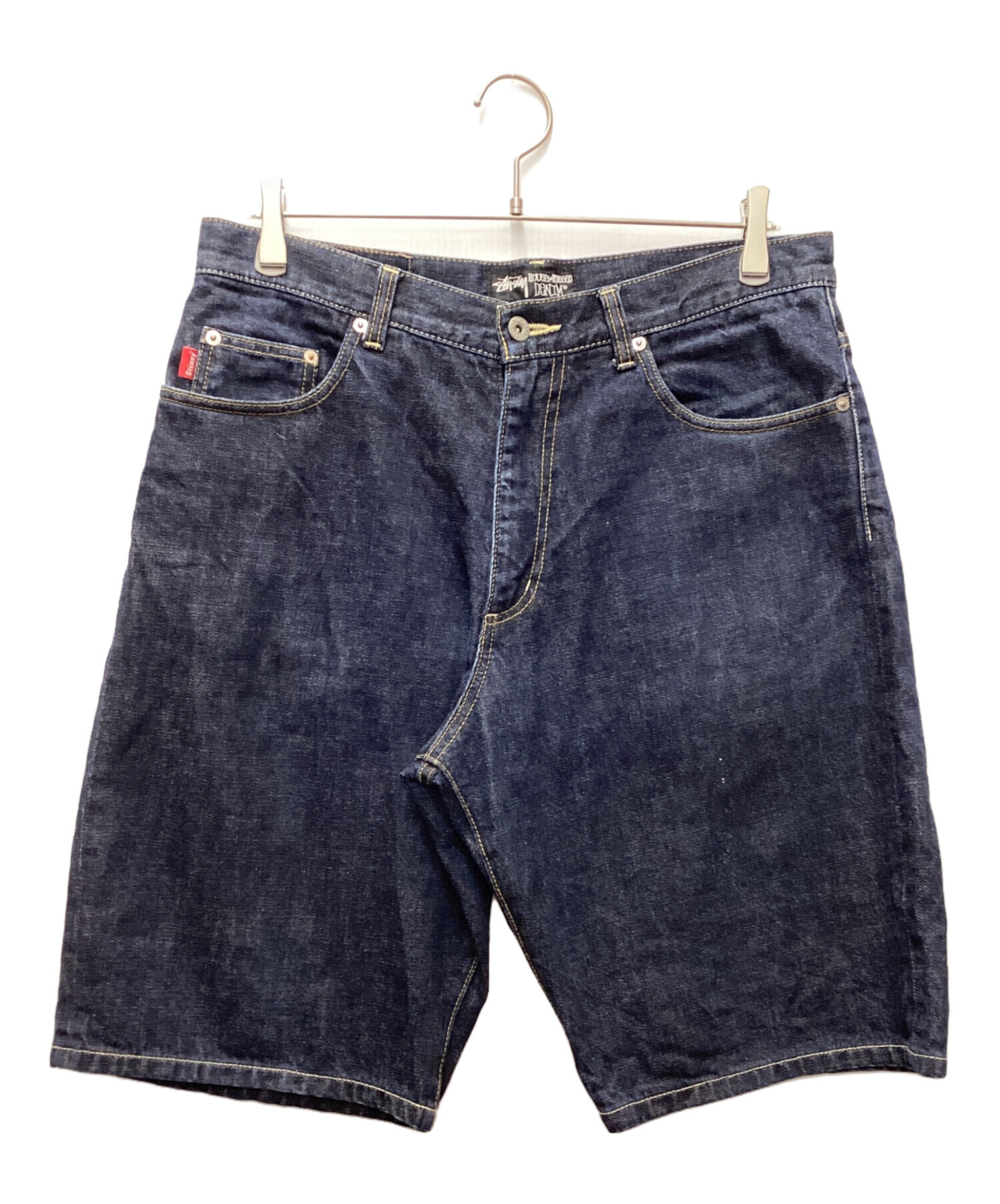 中古・古着通販】stussy (ステューシー) デニムハーフパンツ 