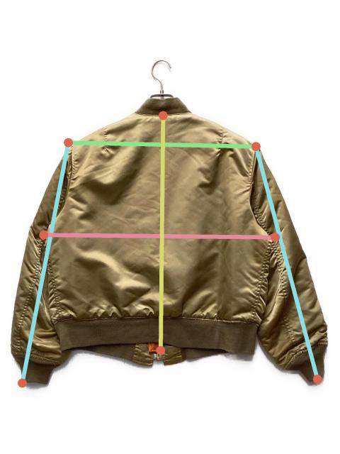 中古・古着通販】CORINTH (コリンス) MA-1ジャケット ゴールド サイズ