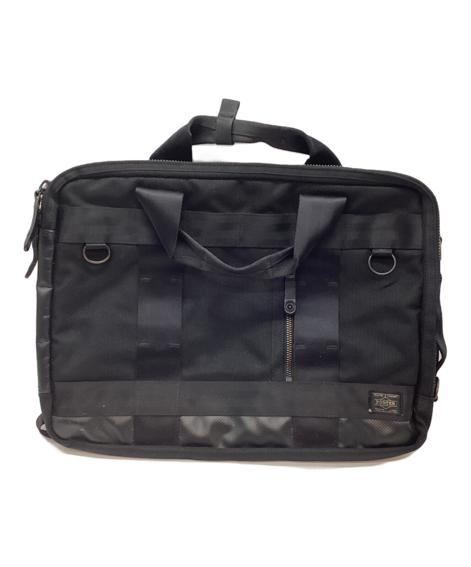 中古・古着通販】PORTER (ポーター) 3WAYビジネスバッグ ブラック 