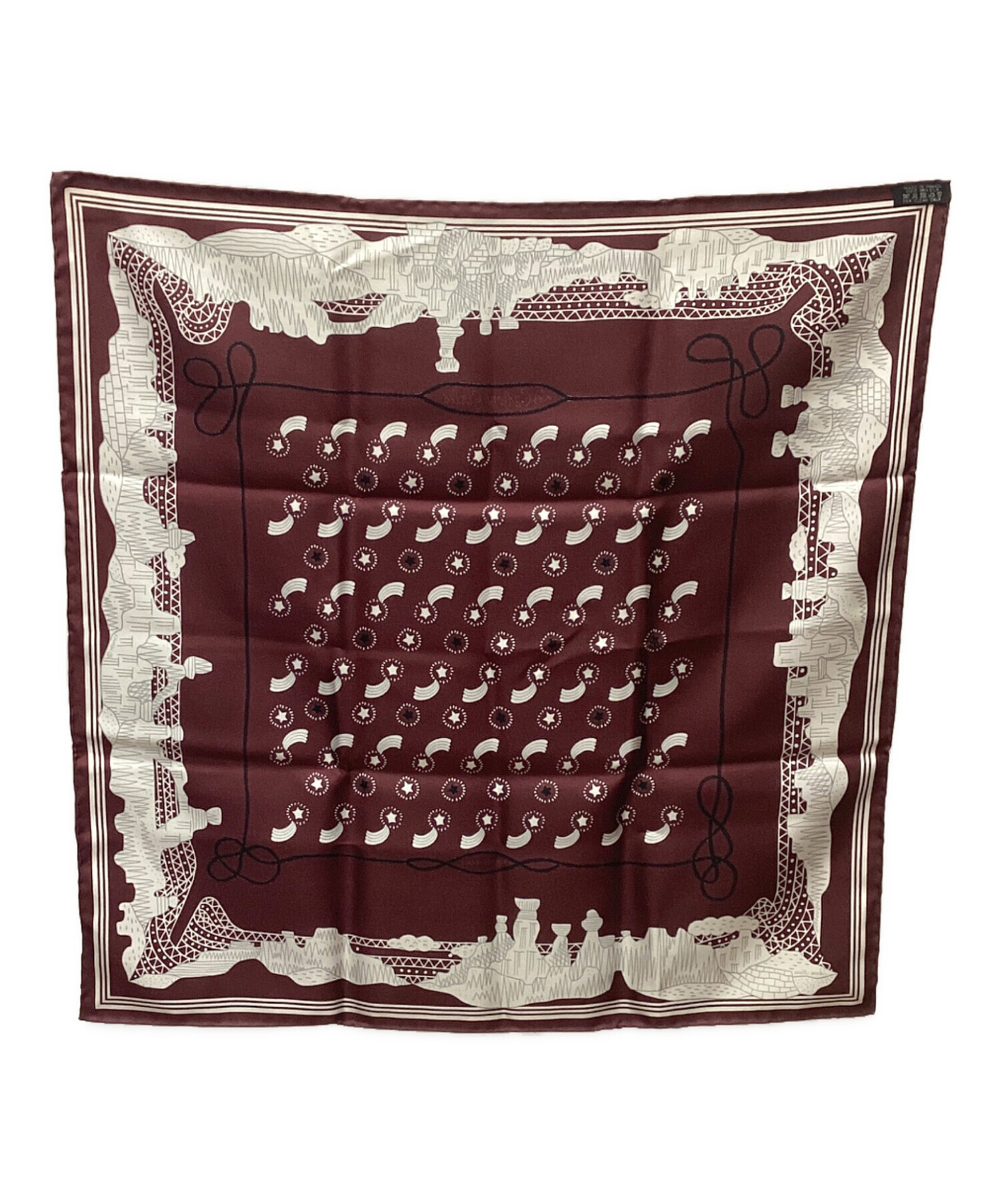 中古・古着通販】HERMES (エルメス) シルクスカーフ/カレ55/”峡谷から