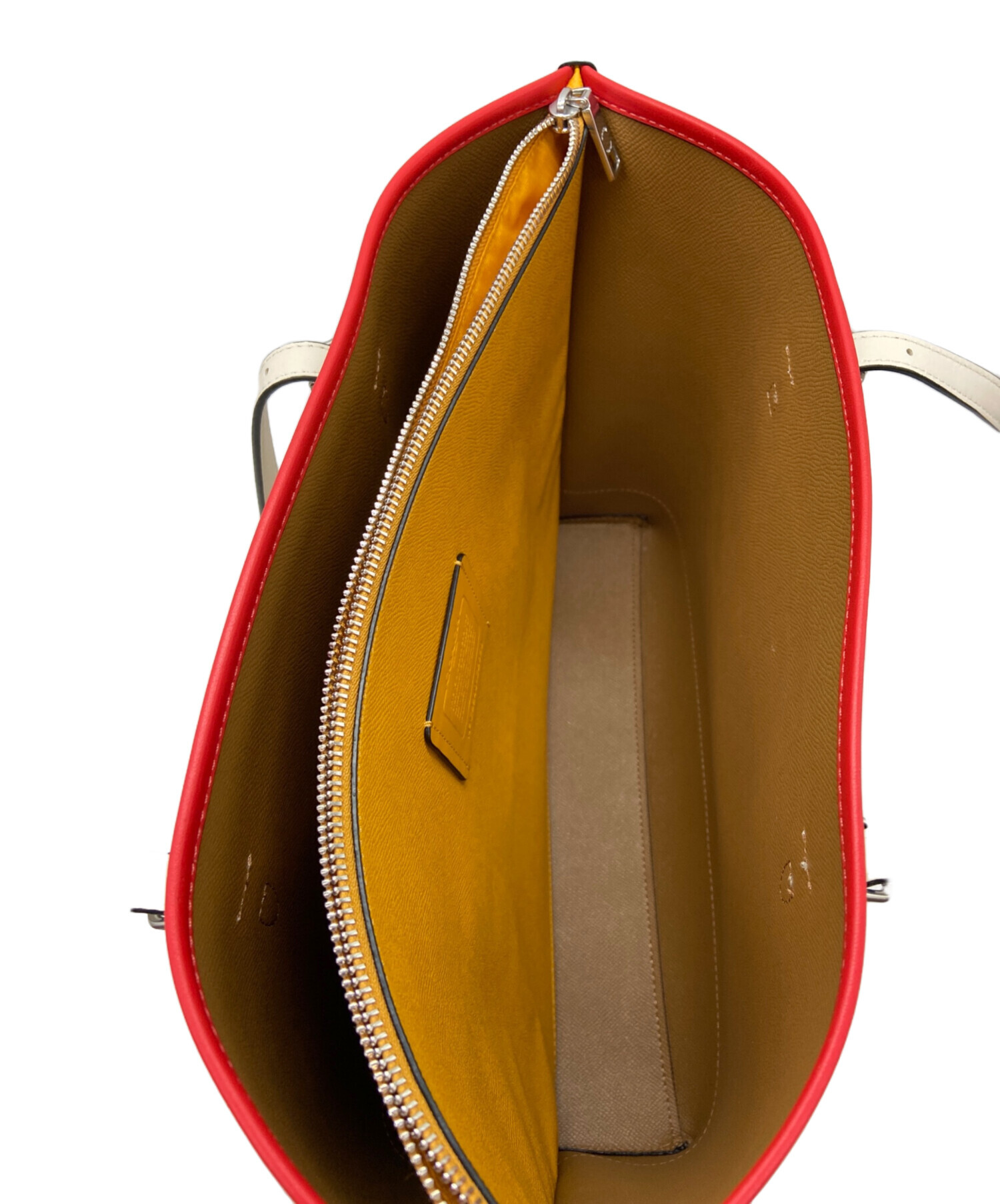 中古・古着通販】COACH (コーチ) トートバッグ/モリートート レッド 
