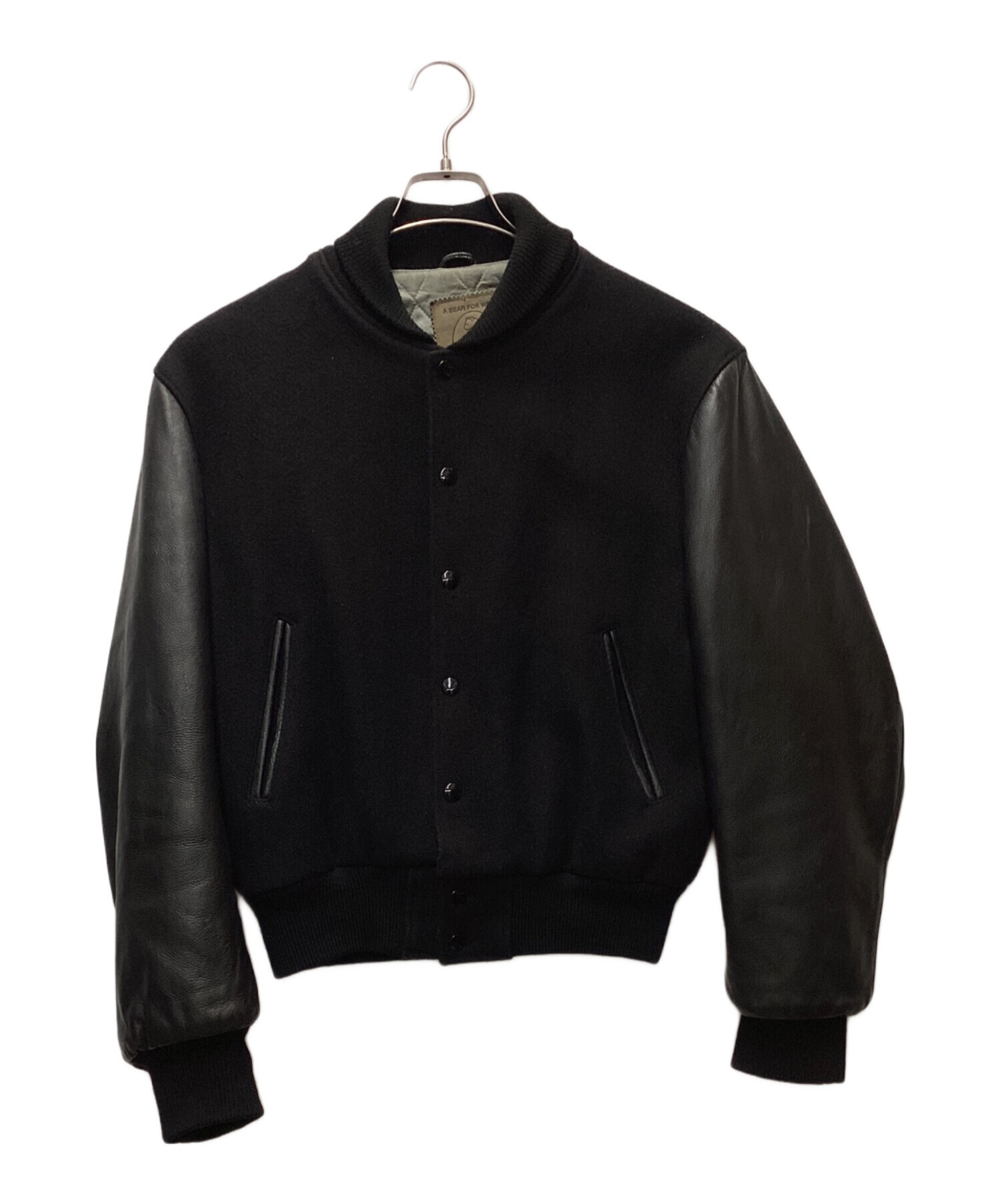 中古・古着通販】Golden Bear (ゴールデンベア) スタジャン ブラック 