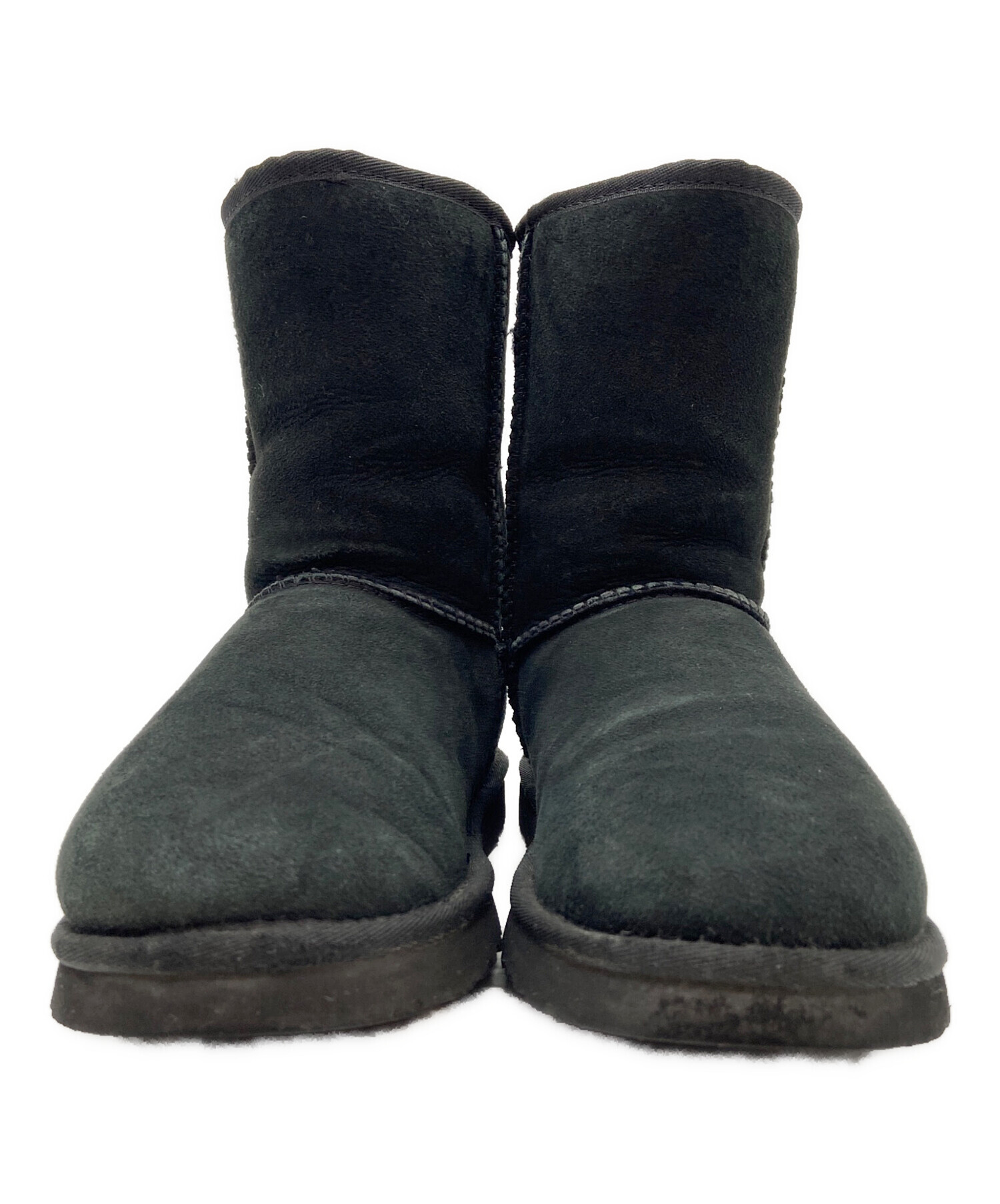 【美品】完売商品★UGG レジャーアウトドア ムートン★２４cm 中古・古着通販】UGG (アグ) ムートンブーツ ブラック サイズ:24cm
