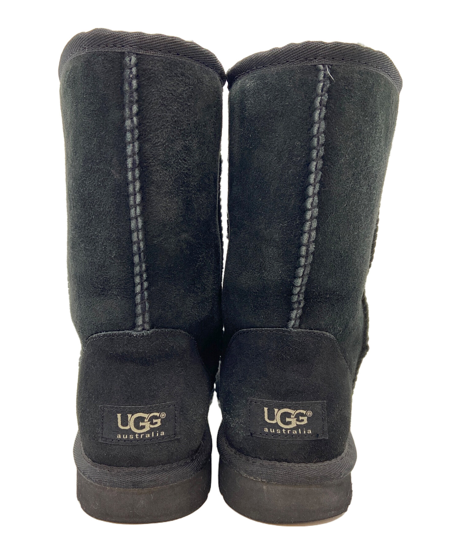 中古・古着通販】UGG (アグ) ムートンブーツ ブラック サイズ:24cm
