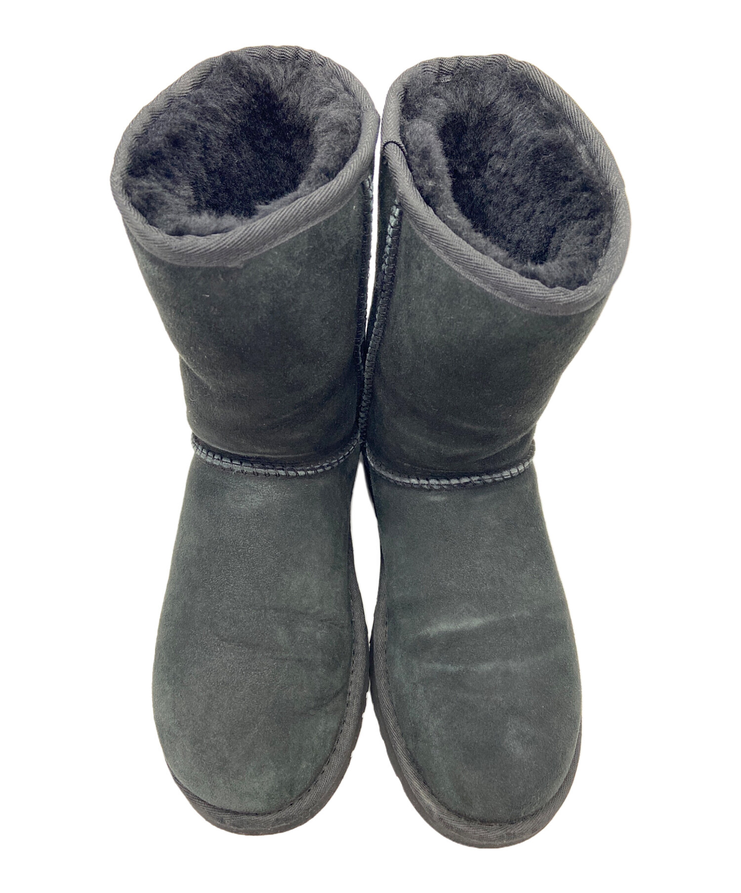 中古・古着通販】UGG (アグ) ムートンブーツ ブラック サイズ:24cm