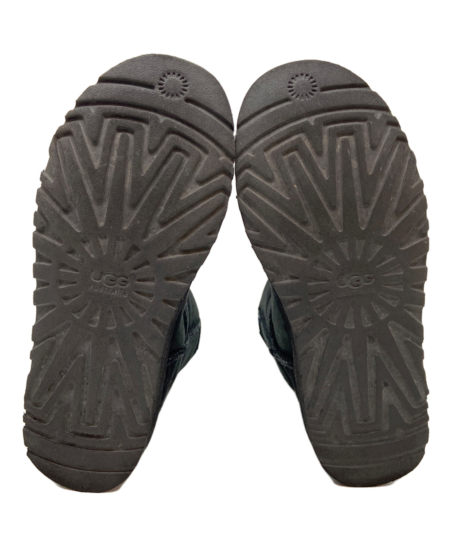 中古・古着通販】UGG (アグ) ムートンブーツ ブラック サイズ:24cm