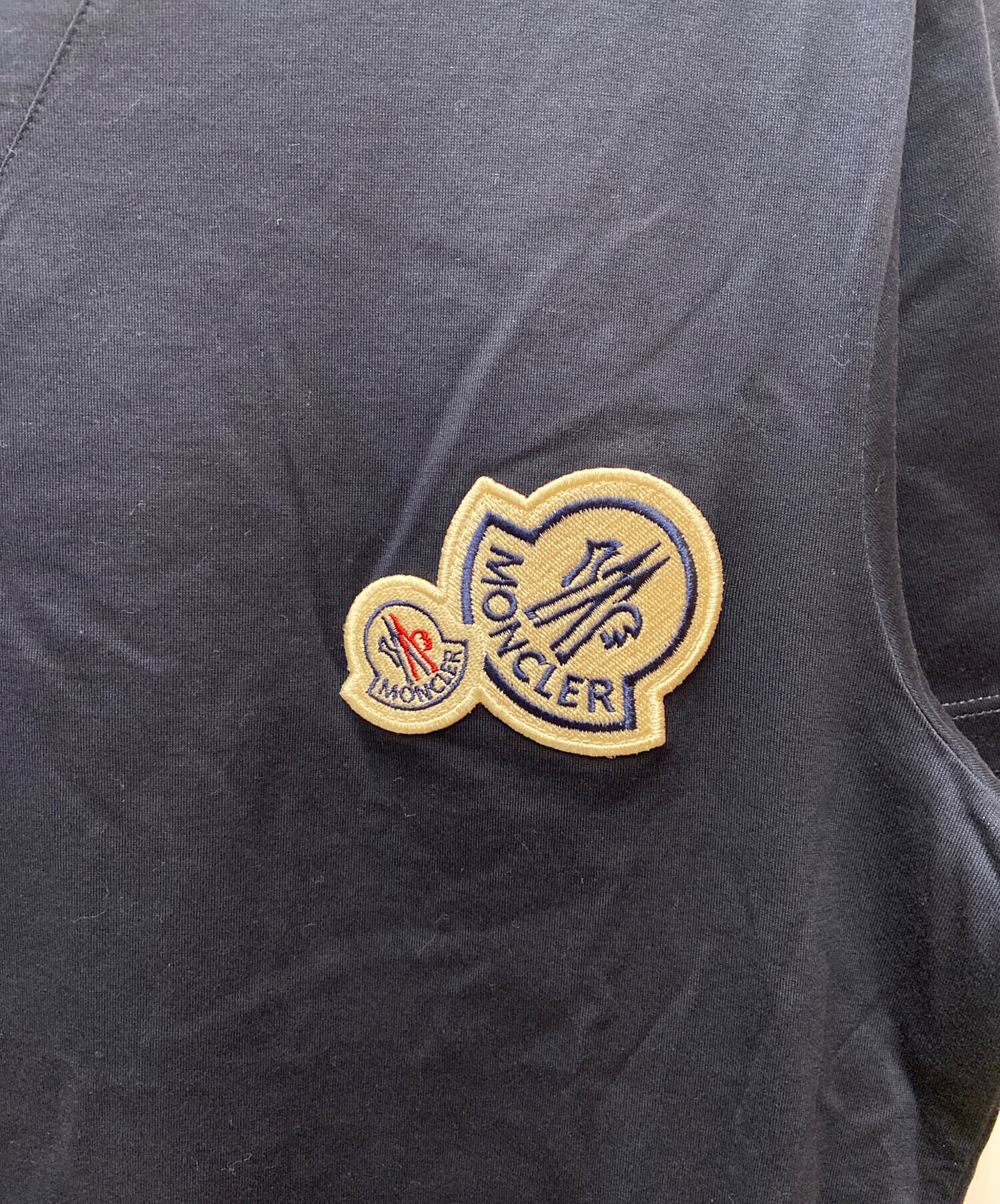 中古・古着通販】MONCLER (モンクレール) 半袖カットソー ネイビー