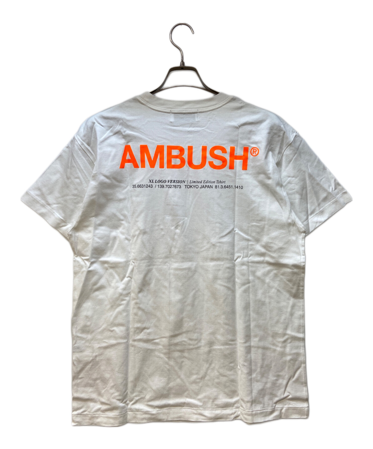 AMBUSH 半袖シャツ ホワイト ボックスシルエット 中古・古着通販】AMBUSH (アンブッシュ) 半袖カットソー ホワイト