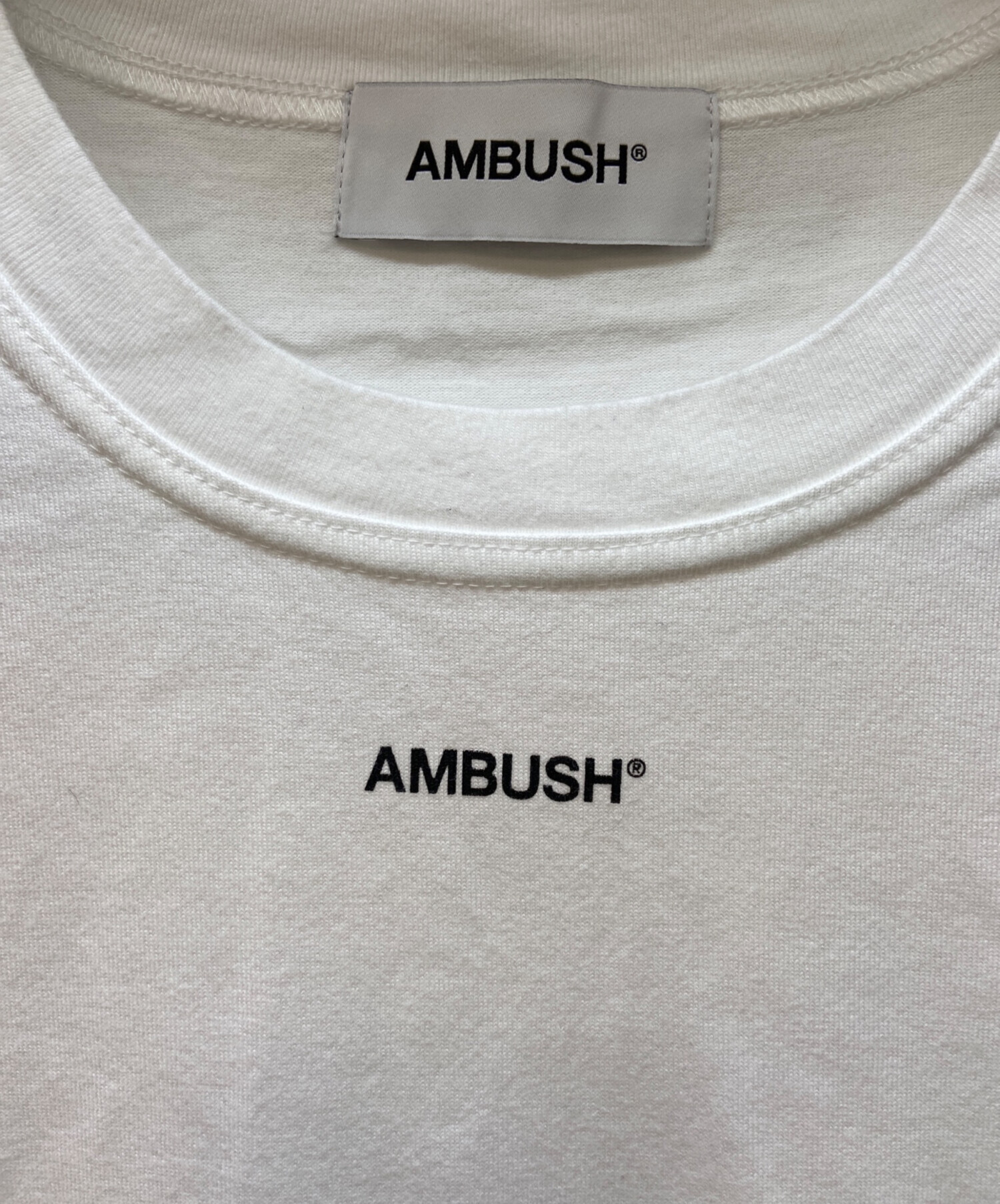 中古・古着通販】AMBUSH (アンブッシュ) 半袖カットソー ホワイト