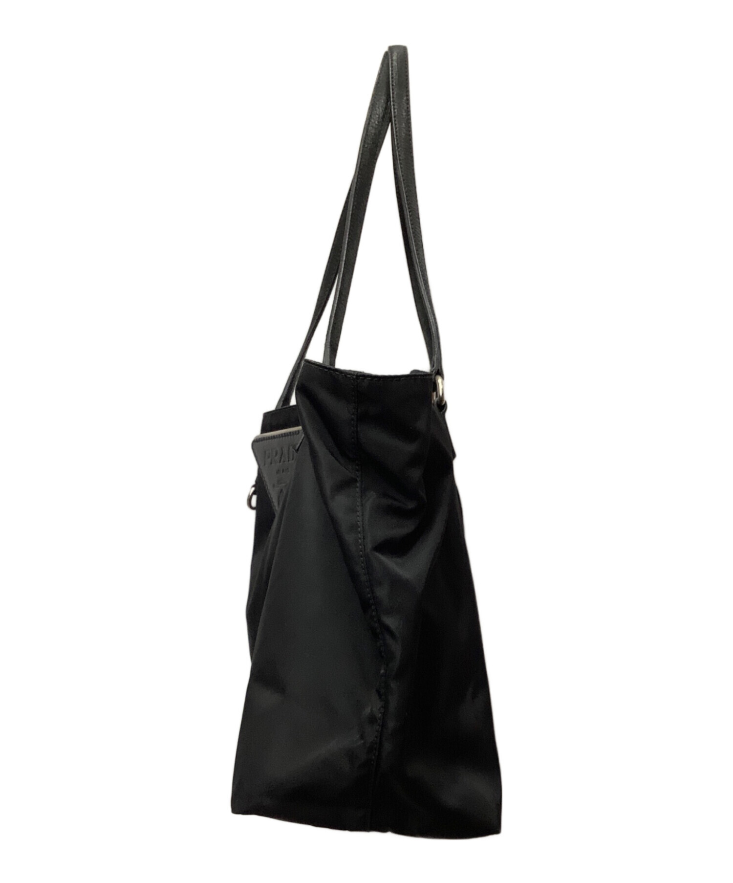 PRADA ブラック ナイロン トートバッグ Prada Prada Re-Edition 1978 medium black Re-Nylon shopping