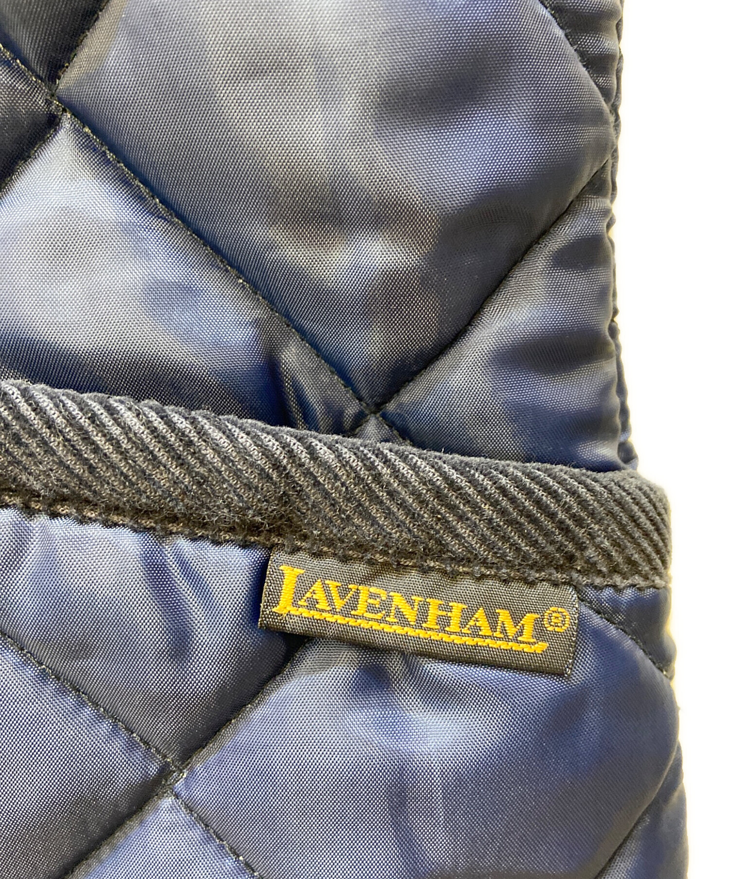 中古・古着通販】LAVENHAM (ラベンハム) キルティングベスト ネイビー