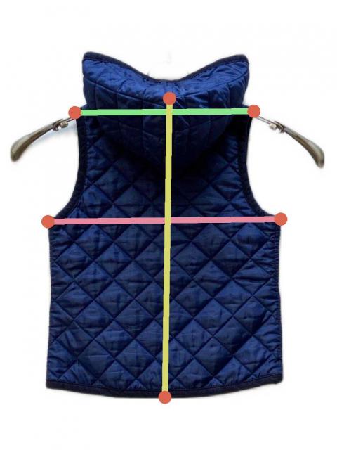 中古・古着通販】LAVENHAM (ラベンハム) キルティングベスト ネイビー