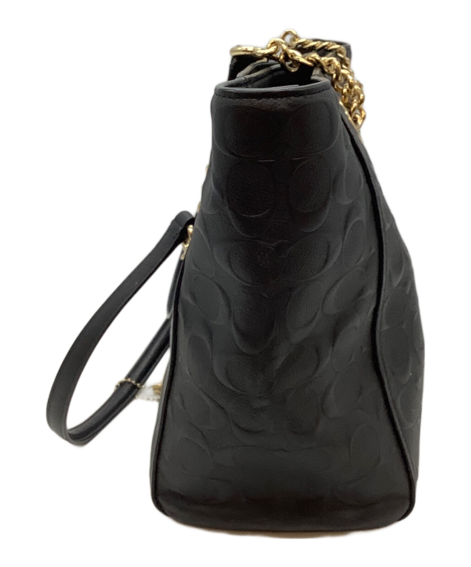 中古・古着通販】COACH (コーチ) トートバッグ ブラック｜ブランド 
