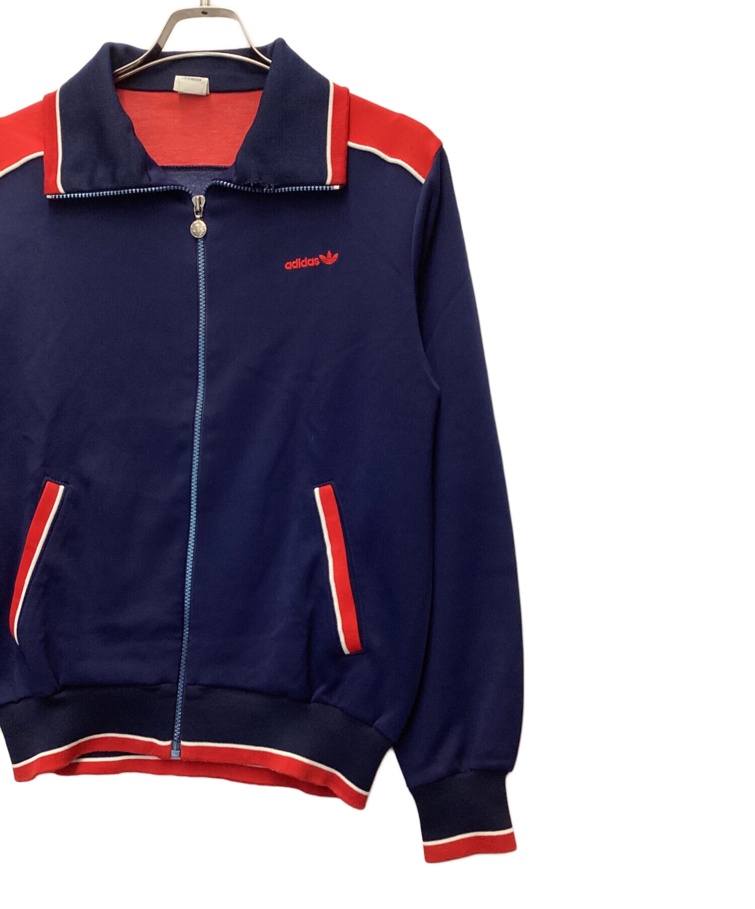 中古・古着通販】adidas (アディダス) トラックジャケット ネイビー