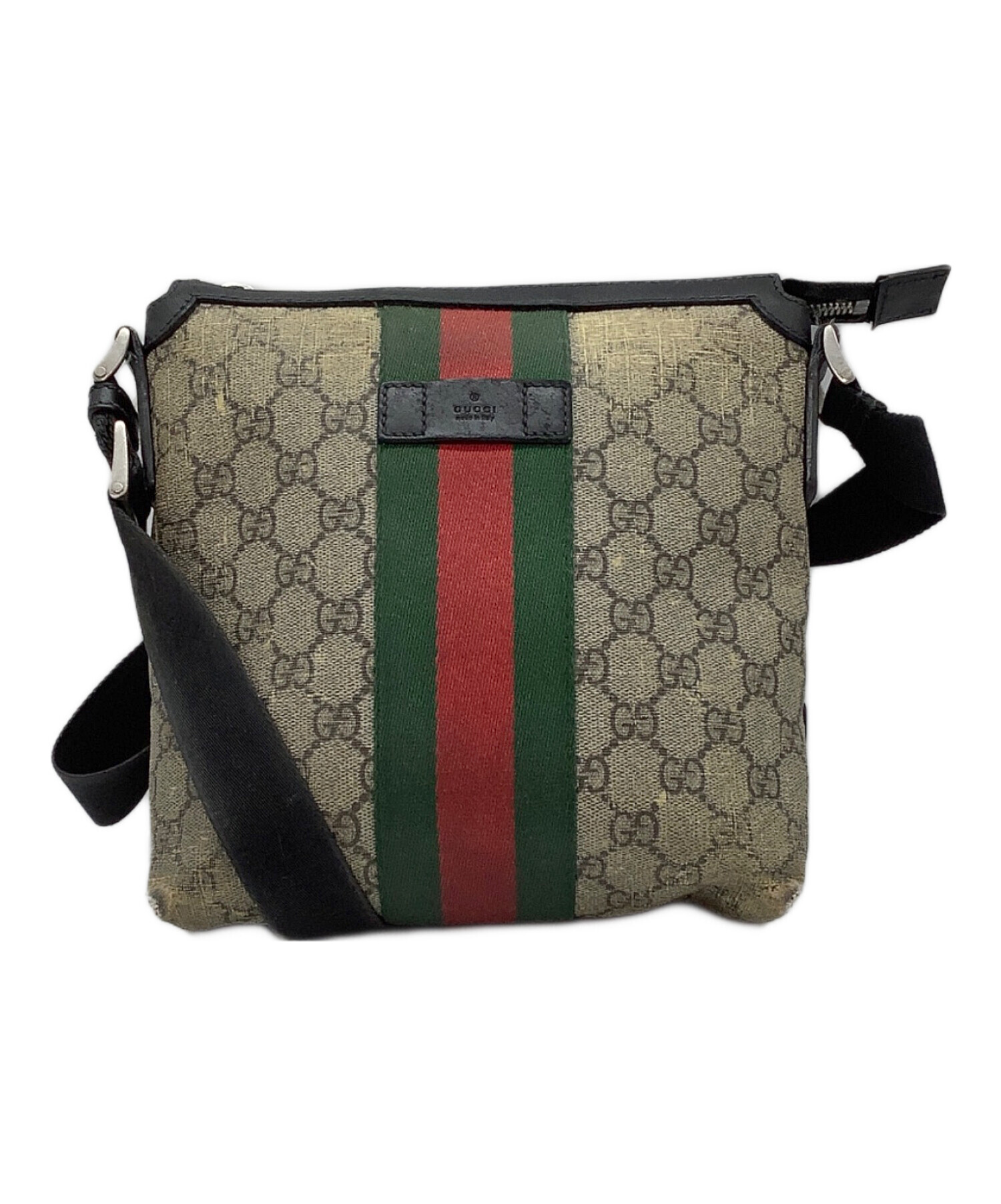 Gucci ショルダーバッグ ダークグレー 中古・古着通販】GUCCI (グッチ) ショルダーバッグ グレー｜ブランド