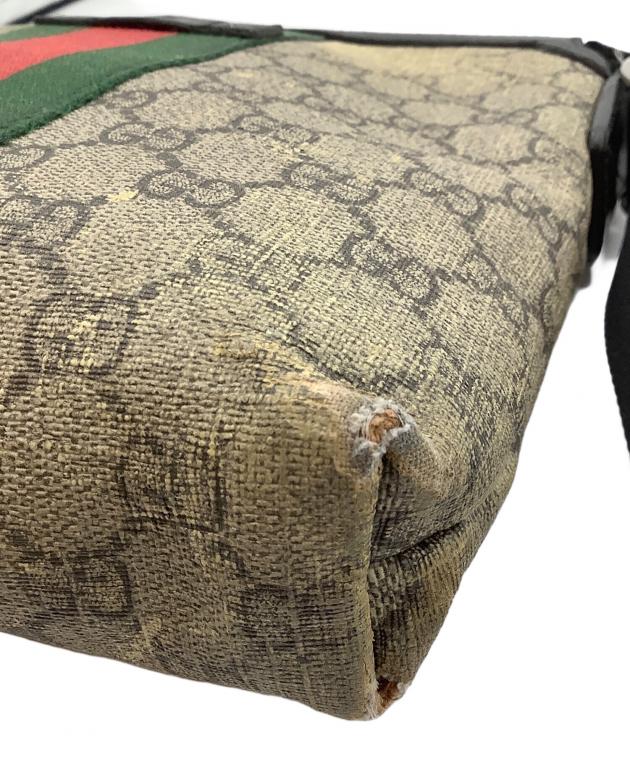 中古・古着通販】GUCCI (グッチ) ショルダーバッグ グレー｜ブランド