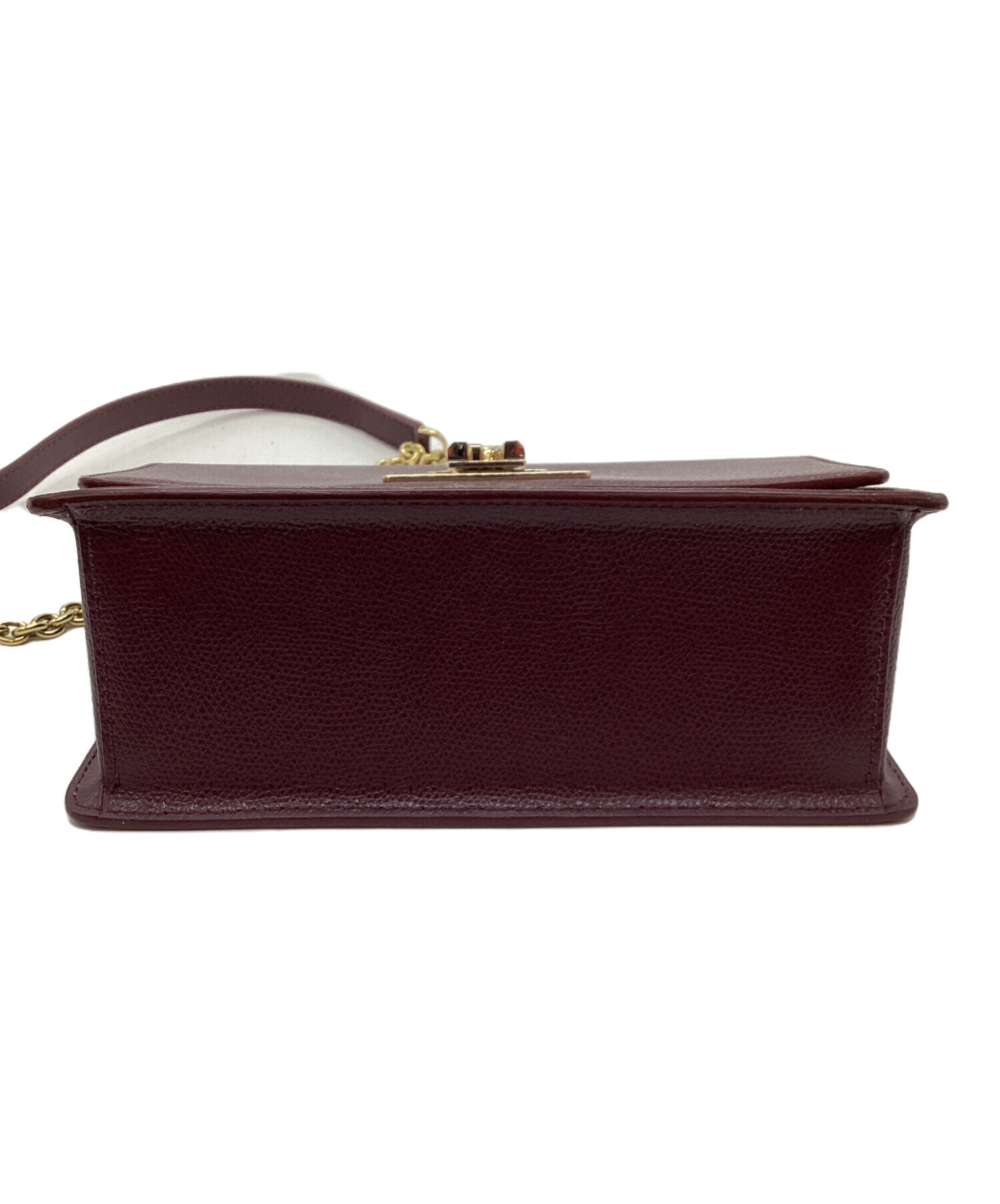 中古・古着通販】FURLA (フルラ) ミニクロスボディーバッグ ワイン 