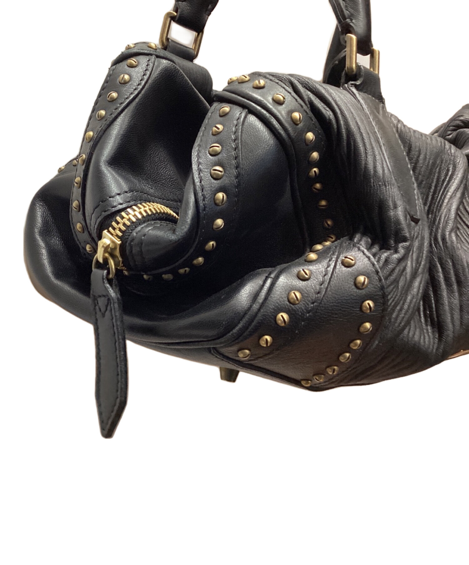 Burberrys ブラック ハンドバッグ 中古・古着通販】BURBERRY (バーバリー) ハンドバッグ ブラック