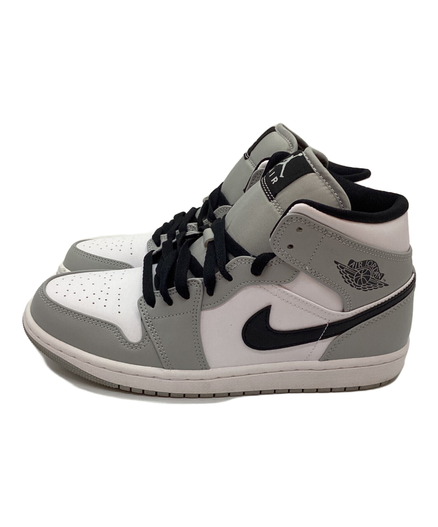 中古・古着通販】NIKE (ナイキ) ハイカットスニーカー ライトグレー 