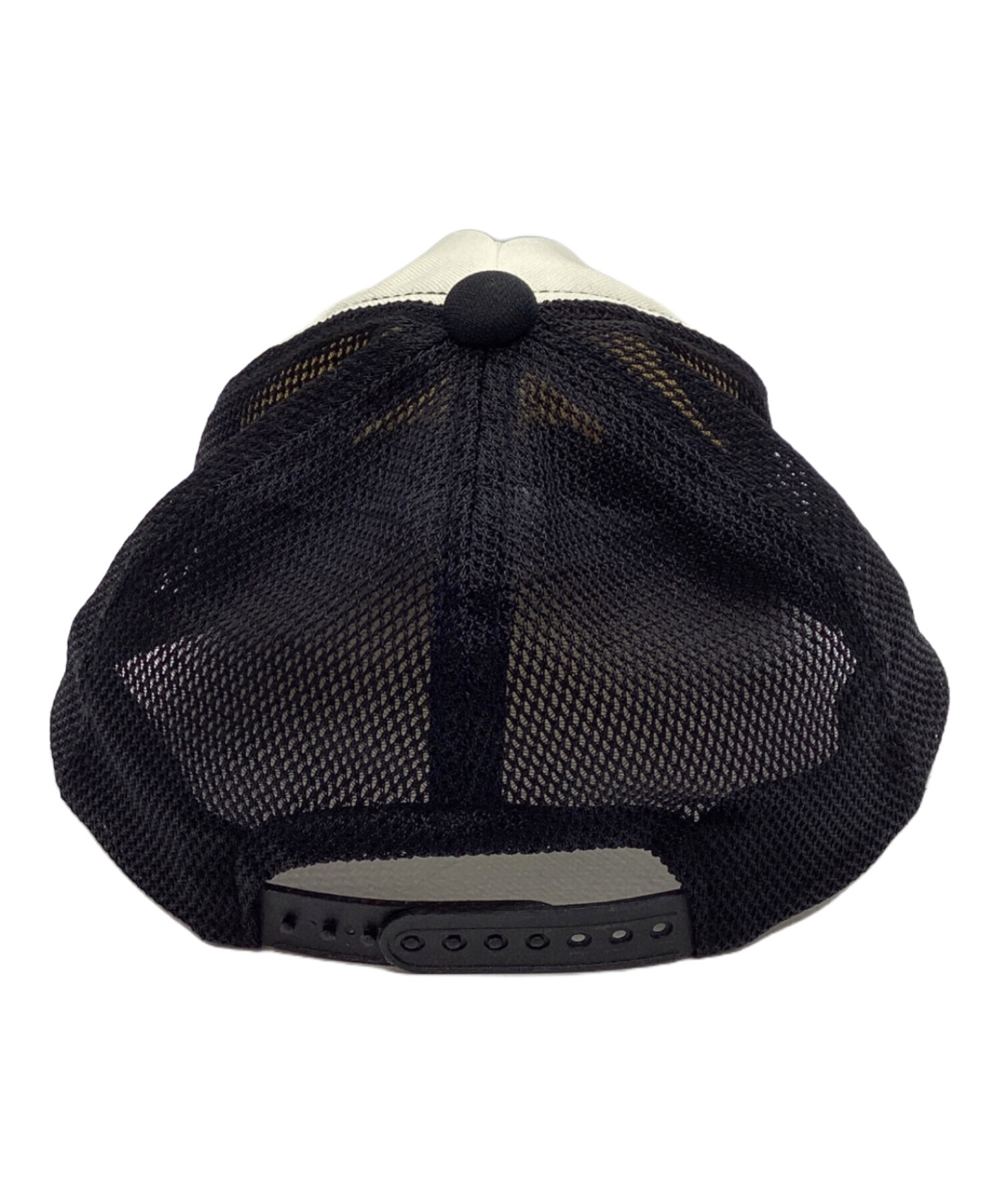 HYSTERIC GLAMOUR メッシュキャップ ホワイト/ブラック HYSTERIC GLAMOUR - [購入は1人1点まで] HELL HYSTERIC メッシュ