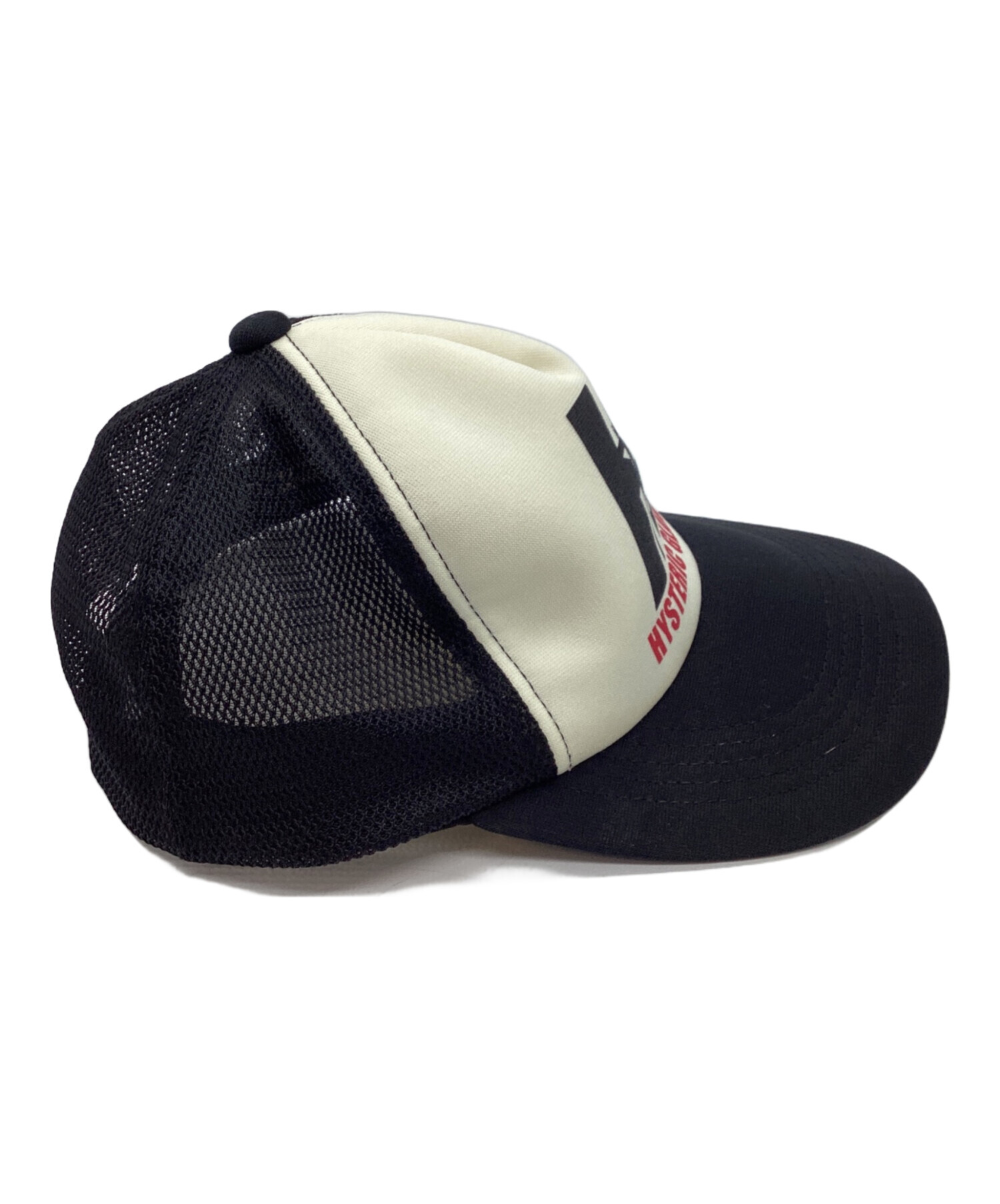 HYSTERIC GLAMOUR メッシュキャップ ホワイト/ブラック 中古・古着通販】Hysteric Glamour (ヒステリックグラマー) メッシュ