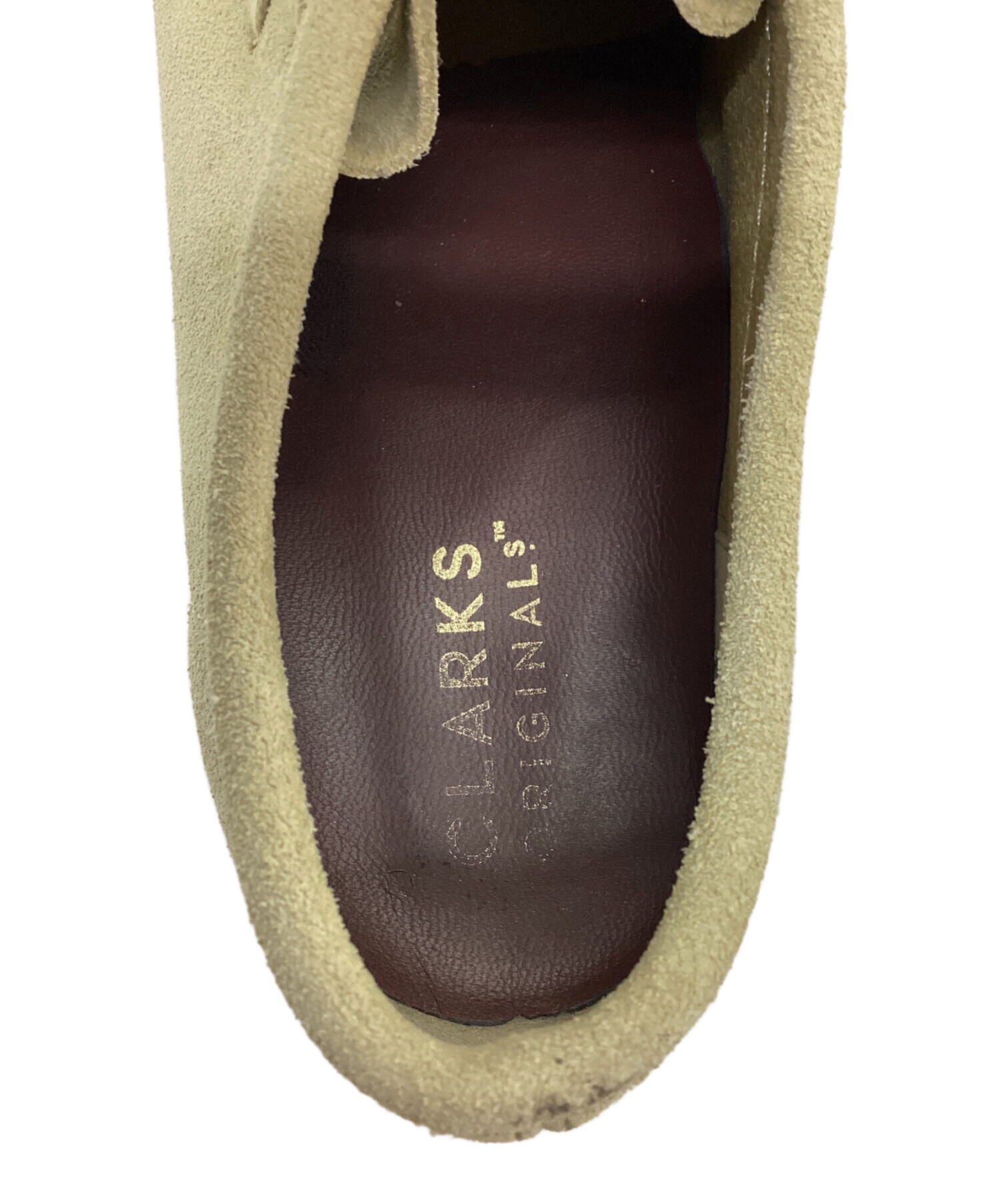 クラークス　ワラビー　ベージュ　UK9G 28cm 中古・古着通販】CLARKS (クラークス) ワラビー ベージュ サイズ