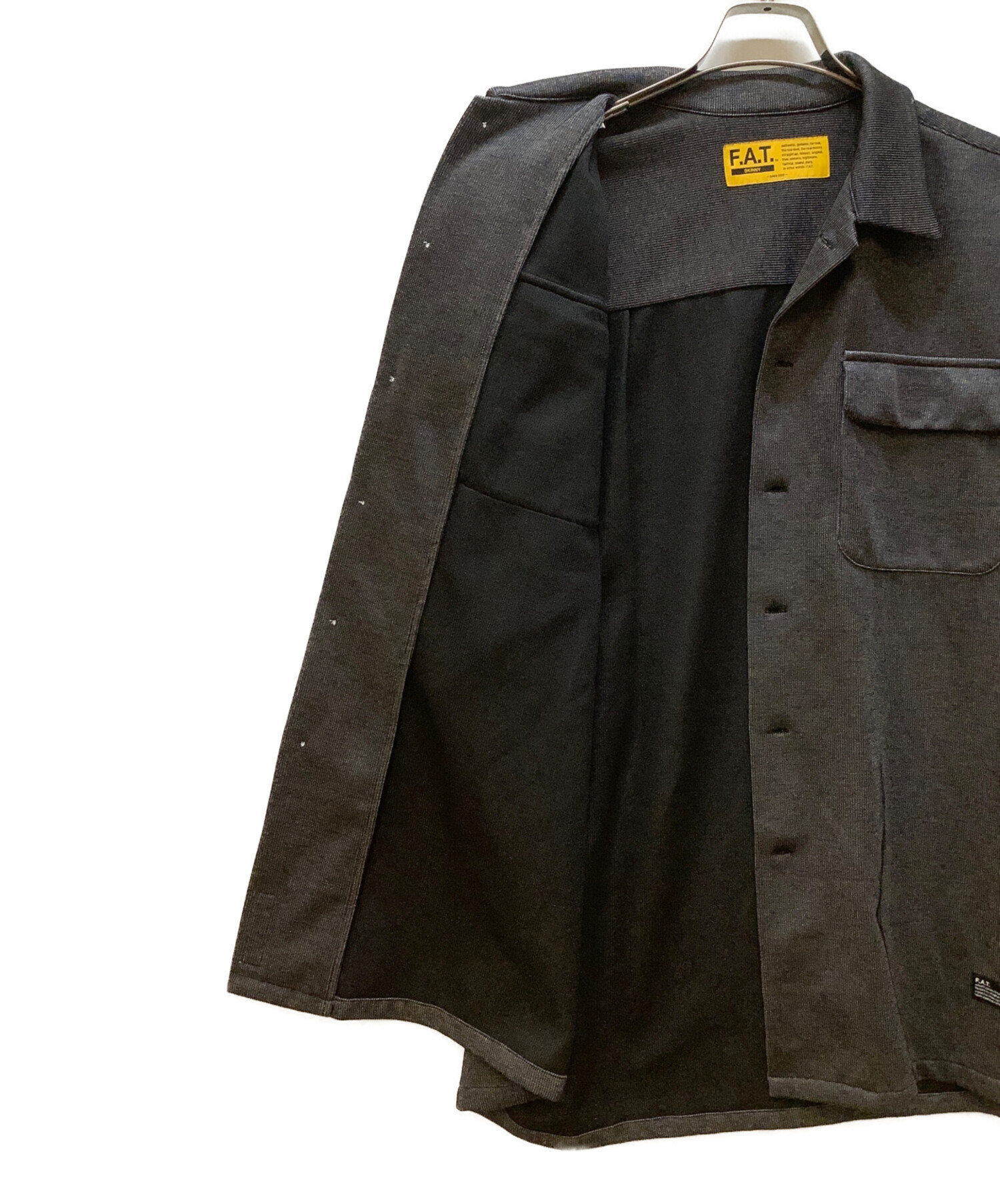 中古・古着通販】FAT (エフエーティー) 半袖シャツ ブルー×イエロー