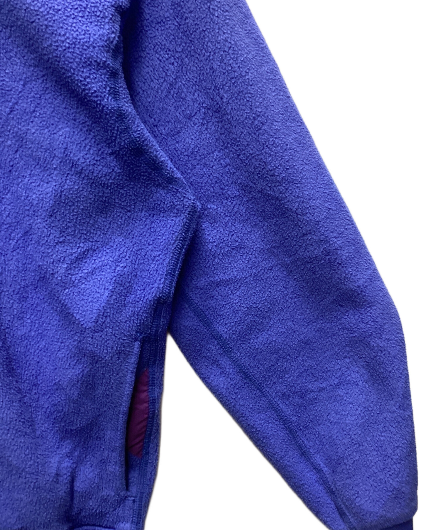 Patagonia ほぼ未使用品　フリース ネックウォーマー 青　90s ブルー 中古・古着通販】Patagonia (パタゴニア) プルオーバーフリース ブルー