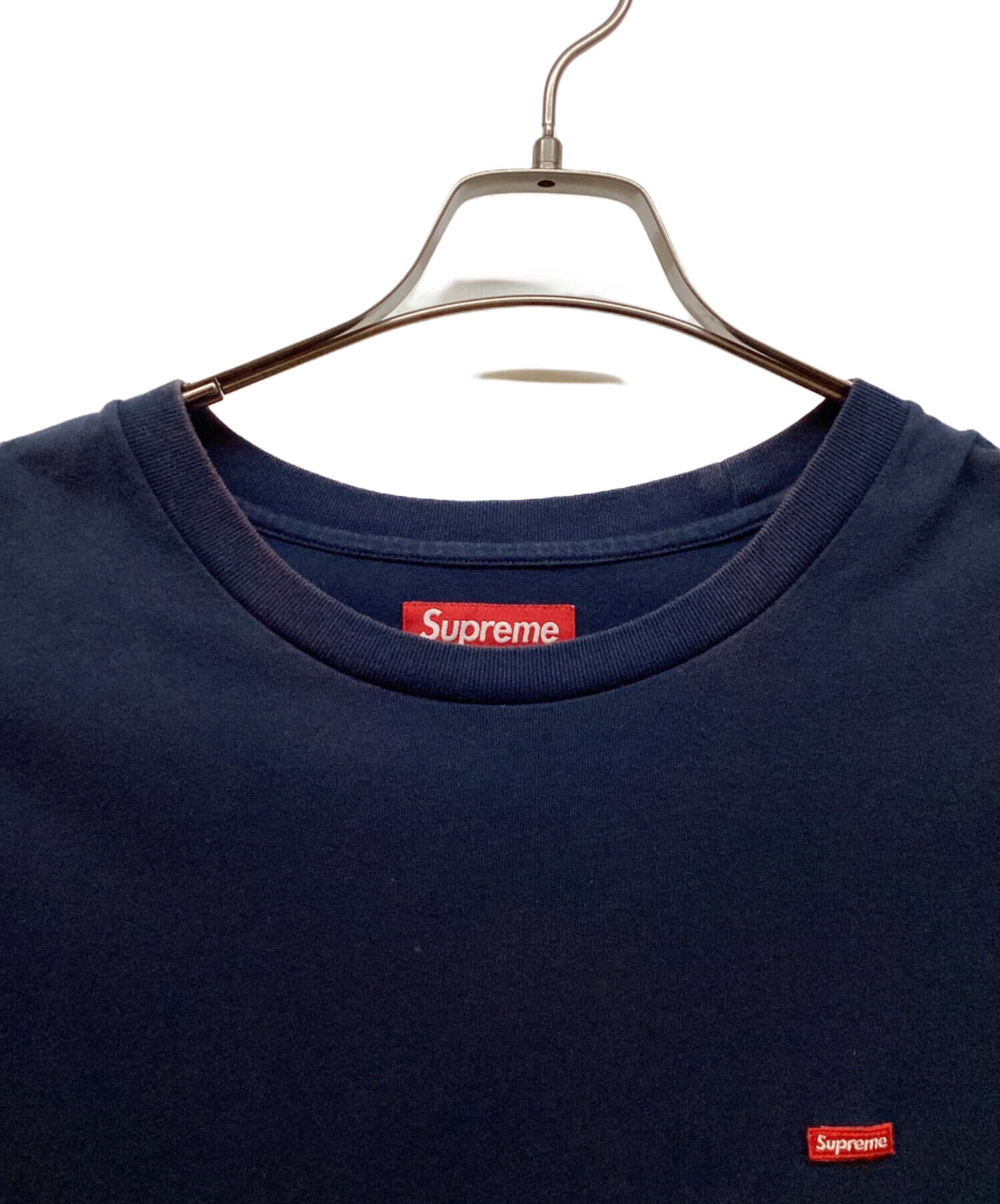 中古・古着通販】SUPREME (シュプリーム) 半袖カットソー ネイビー 