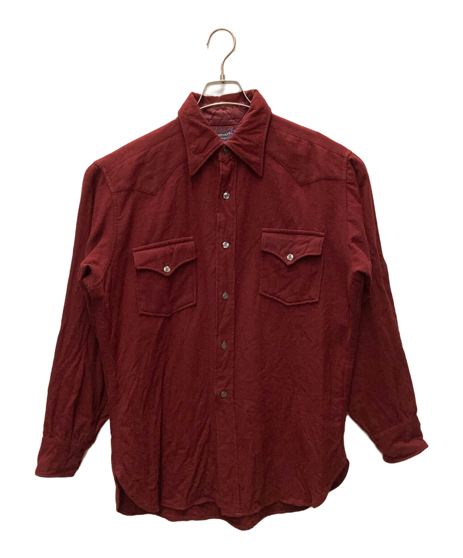 PENDLETON ペンドルトン ネルシャツ ワインレッド XL レアPENDLETON 