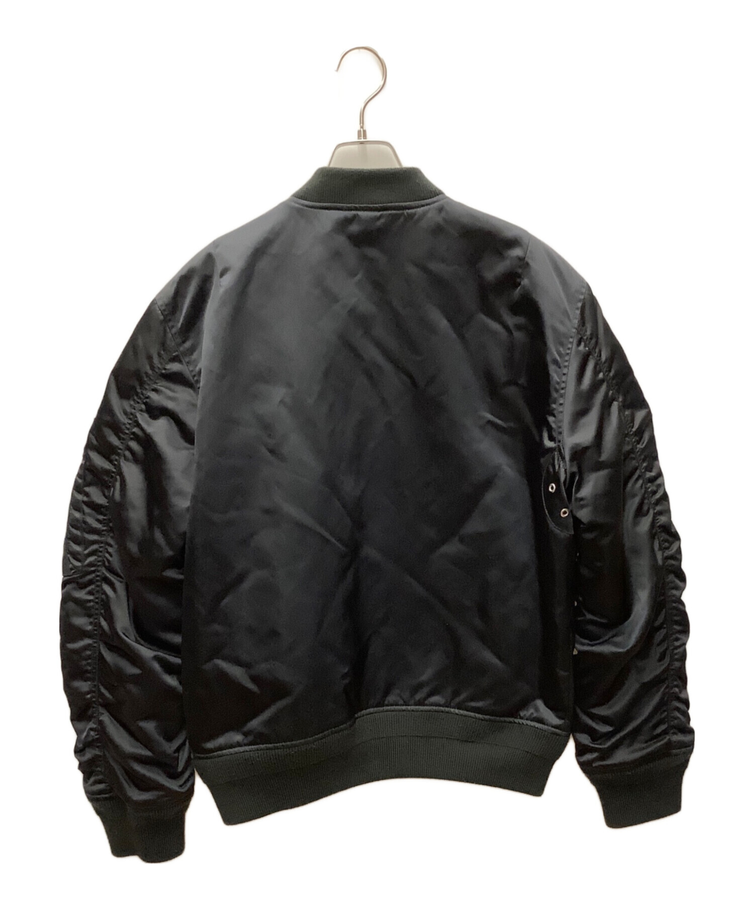 中古・古着通販】DIESEL (ディーゼル) MA-1ジャケット ブラック サイズ