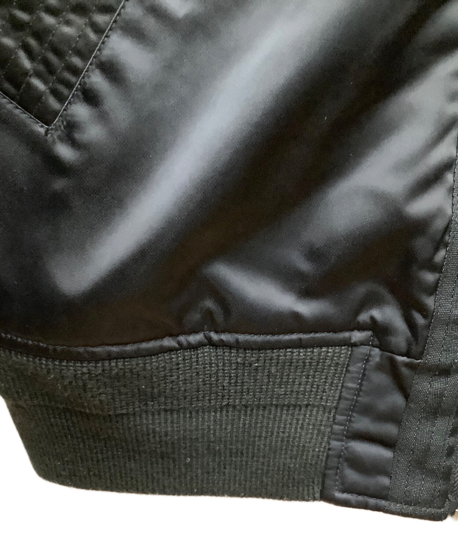 中古・古着通販】DIESEL (ディーゼル) MA-1ジャケット ブラック サイズ