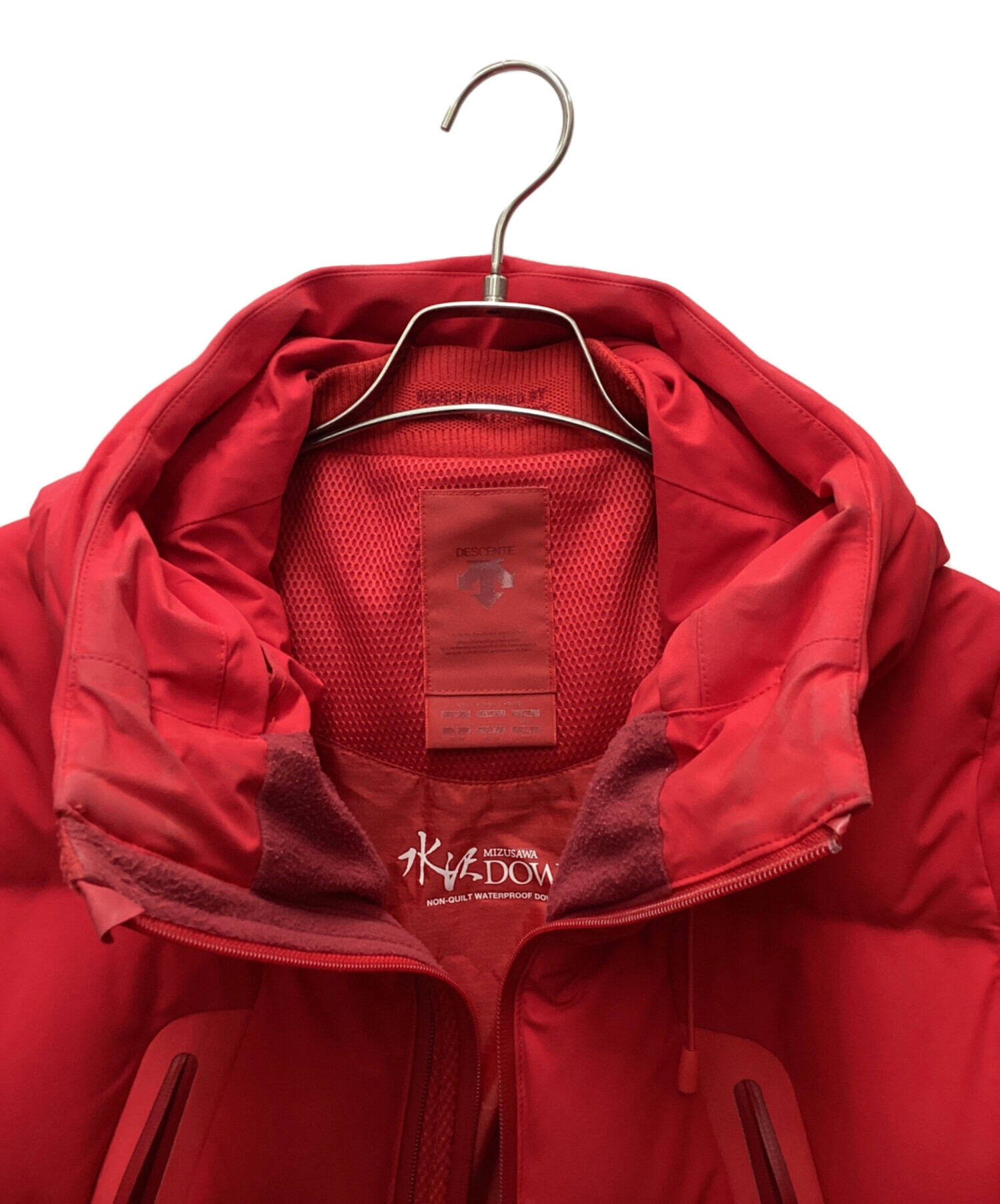 DESCENTE ダウンジャケット L レッド DESCENTE ダウンジャケット 赤 DESCENTE ダウンジャケット L レッド