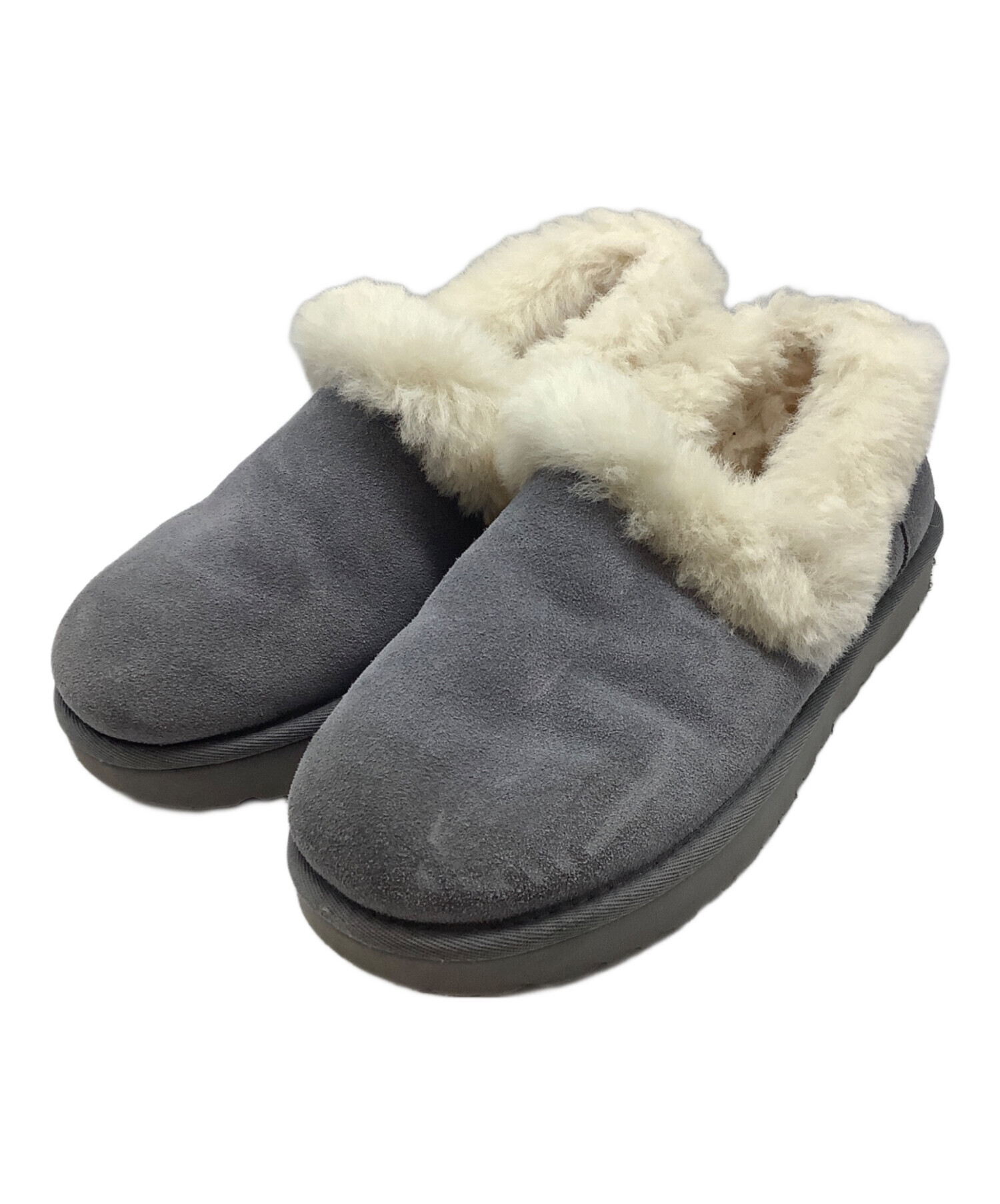 中古・古着通販】UGG (アグ) ムートンシューズ グレー サイズ:UK 7 
