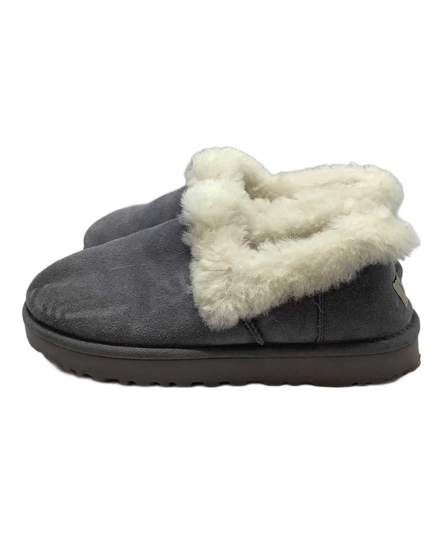 中古・古着通販】UGG (アグ) ムートンシューズ グレー サイズ:UK 7 