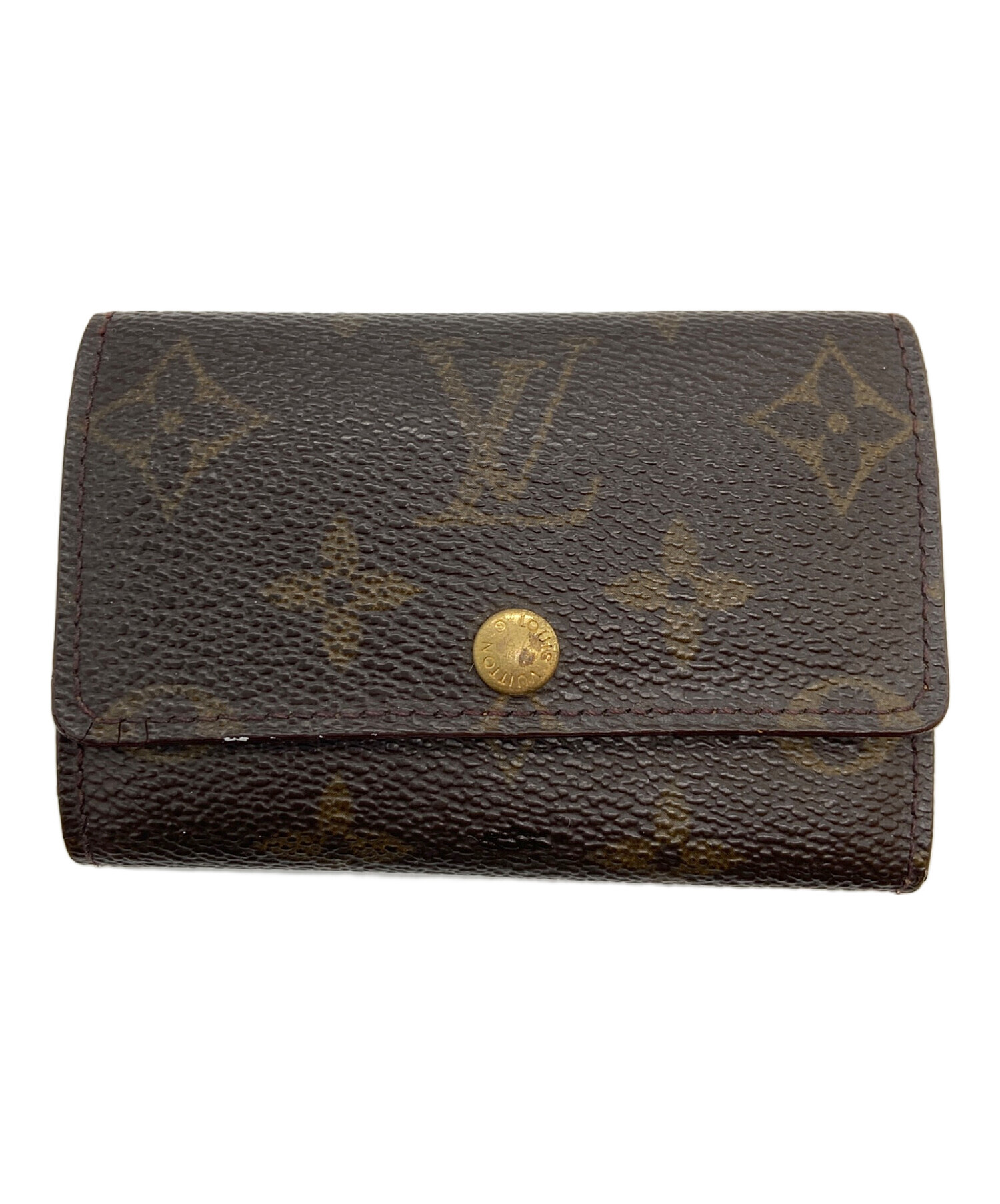 Louis Vuitton ブラウン レザー キーケース 中古・古着通販】LOUIS VUITTON (ルイ ヴィトン) キーケース