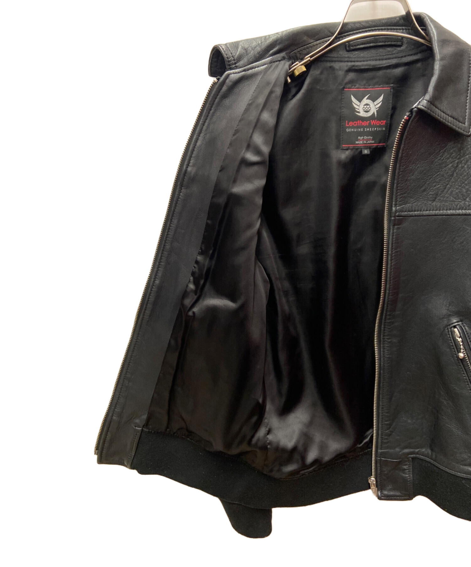 中古・古着通販】666 (トリプルシックス) シングルライダース 