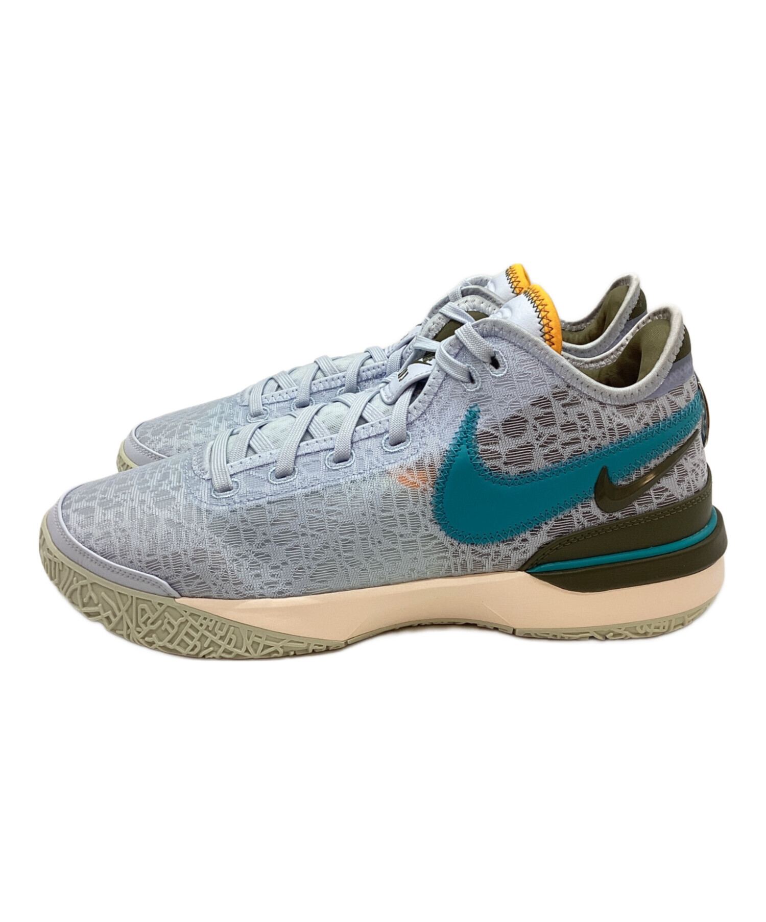 中古・古着通販】NIKE (ナイキ) バスケットボールシューズ グレー 