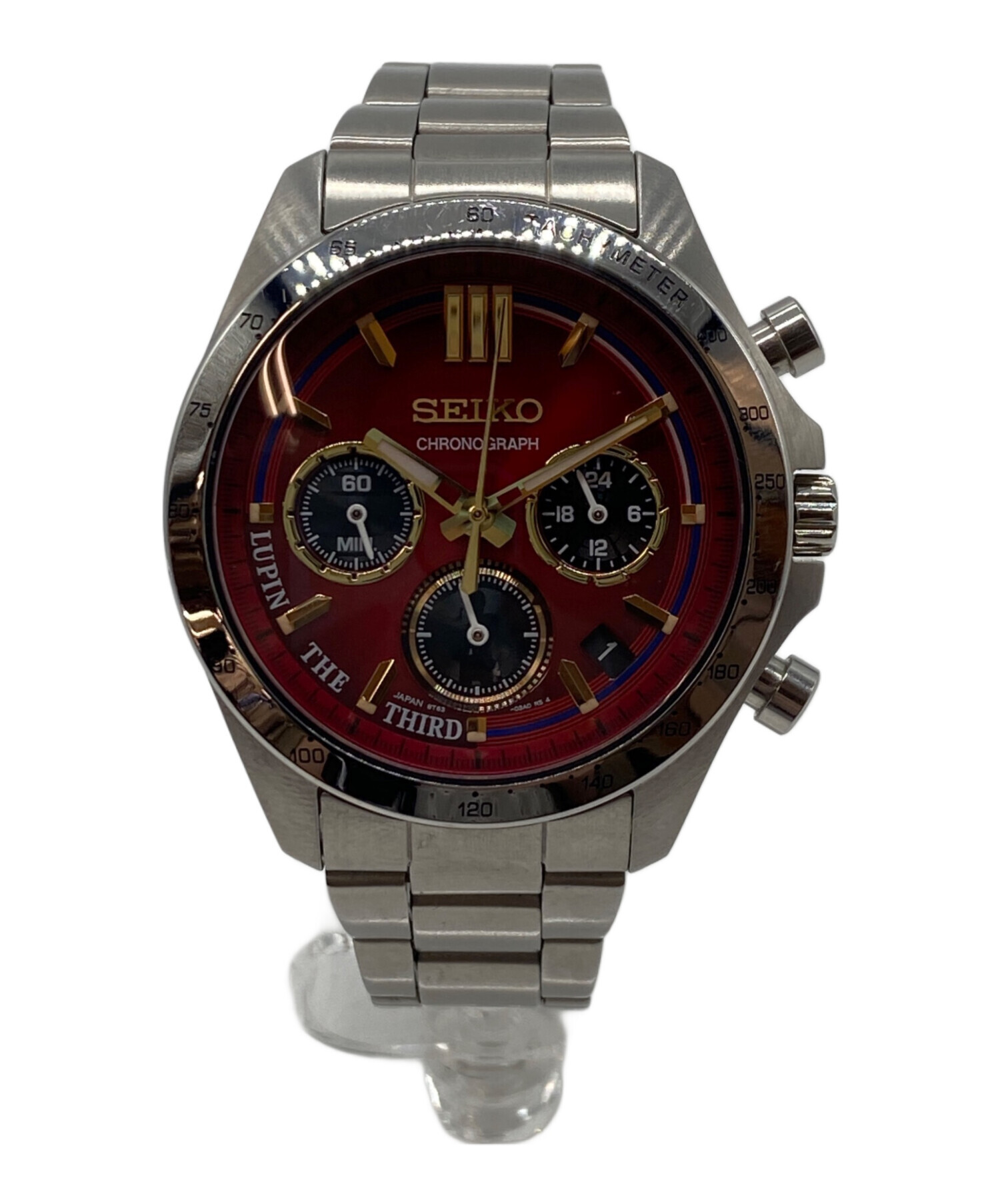 中古・古着通販】SEIKO (セイコー) クロノグラフ レッド｜ブランド