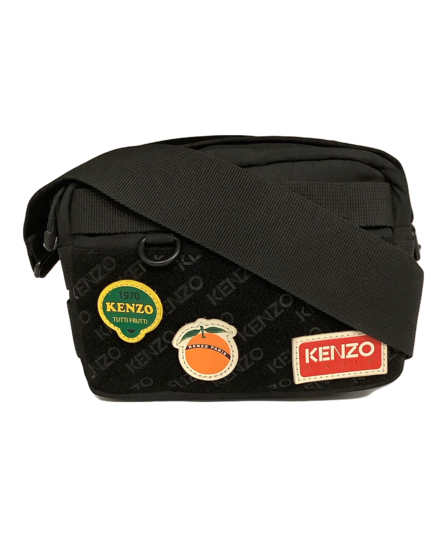 KENZO ウエストポーチ 中古・古着通販】KENZO (ケンゾー) ウエストポーチ ブラック｜ブランド